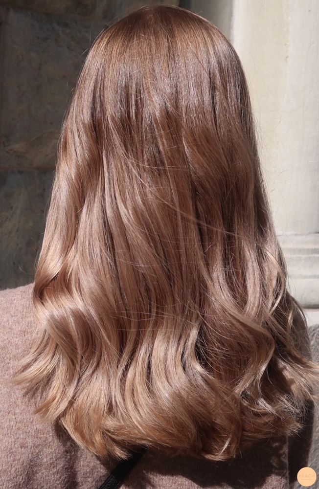 Lowlights i blont hår