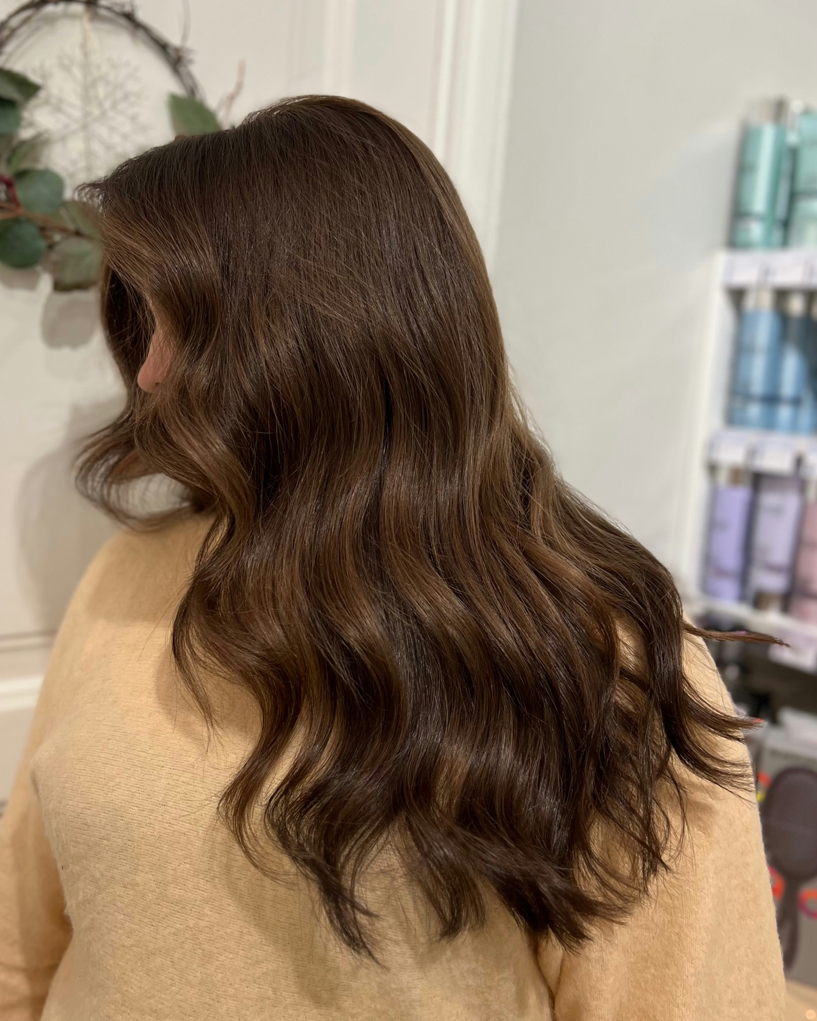 Deep rich brown hair color 🤎