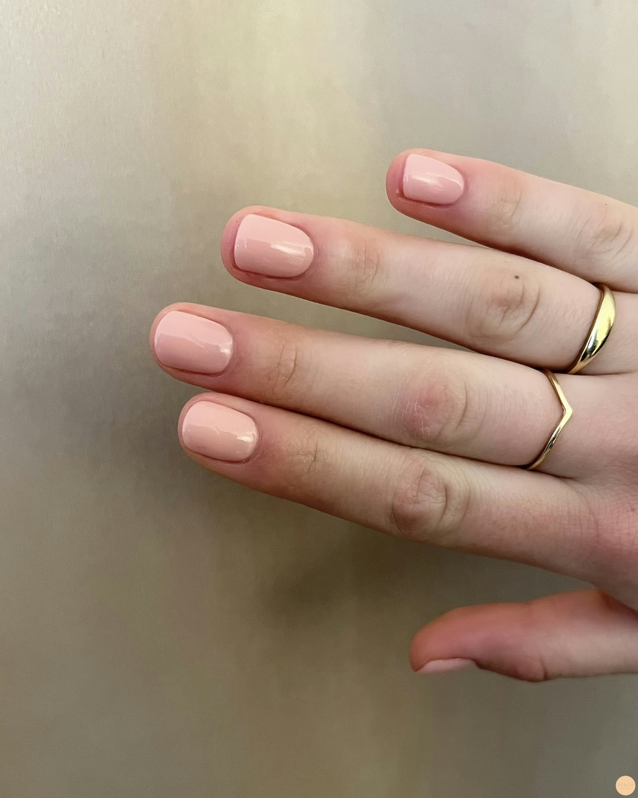 Pink gelpolish design