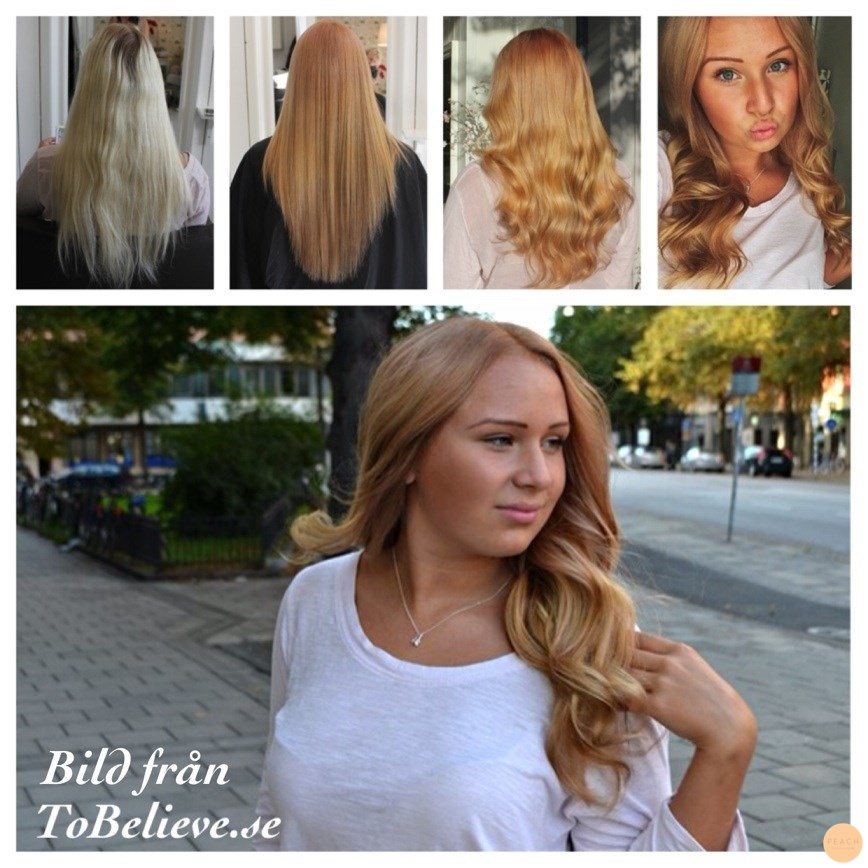 Mustig och varm beigeblond