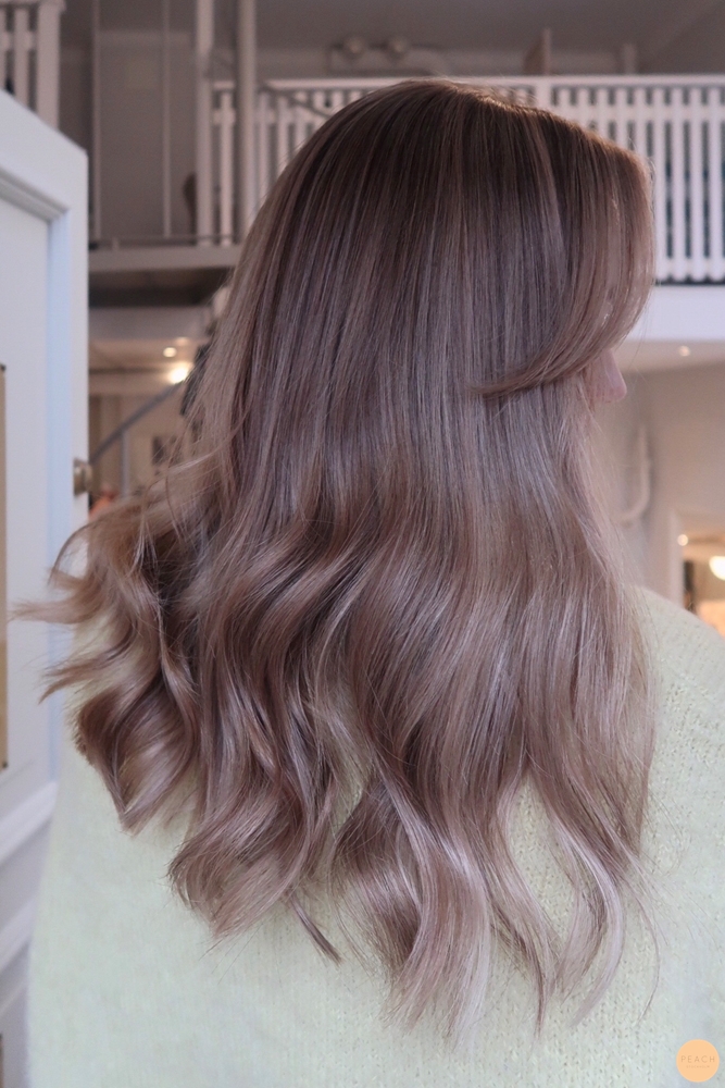 Balayage i sandiga toner