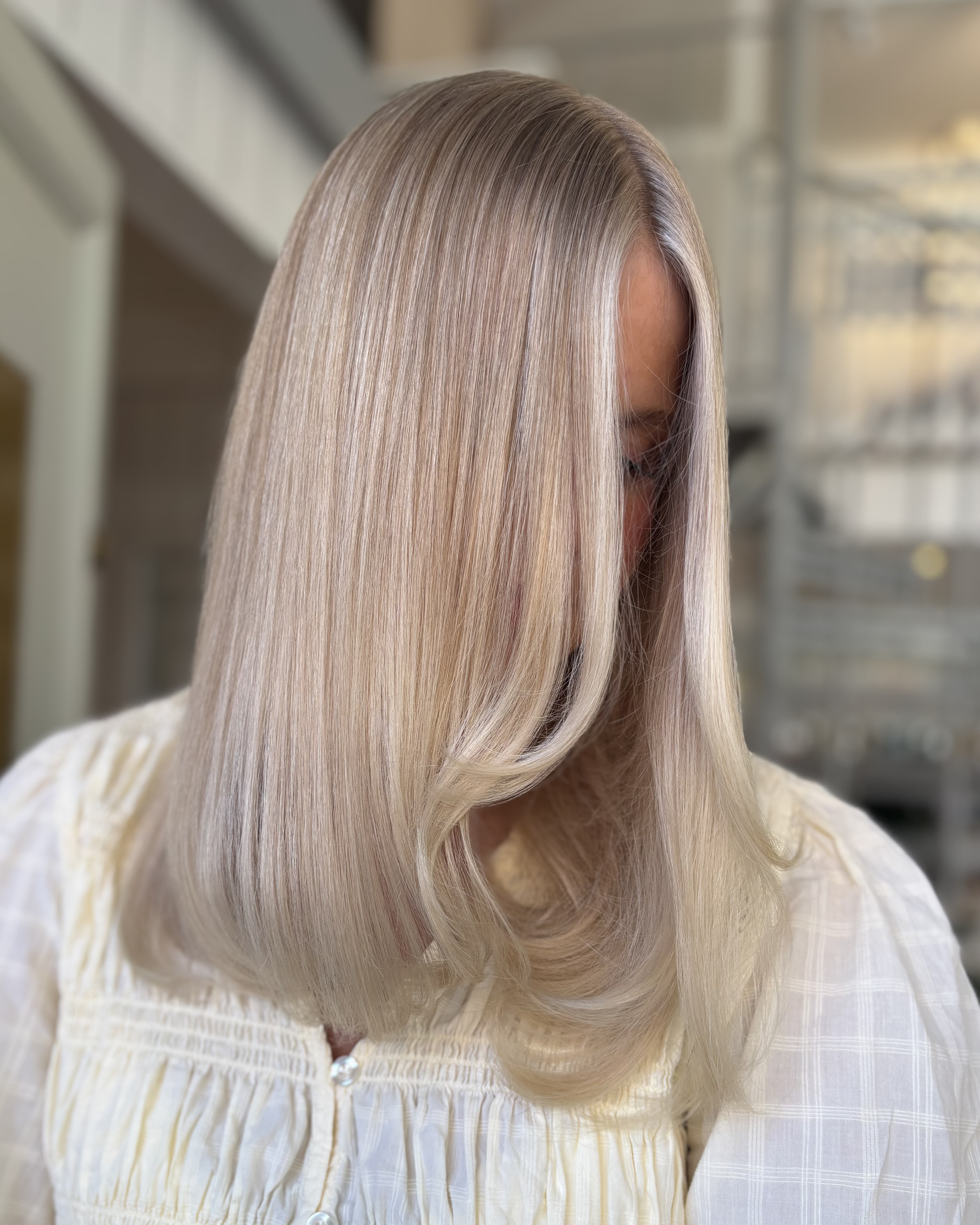 Vaniljblond hårfärg
