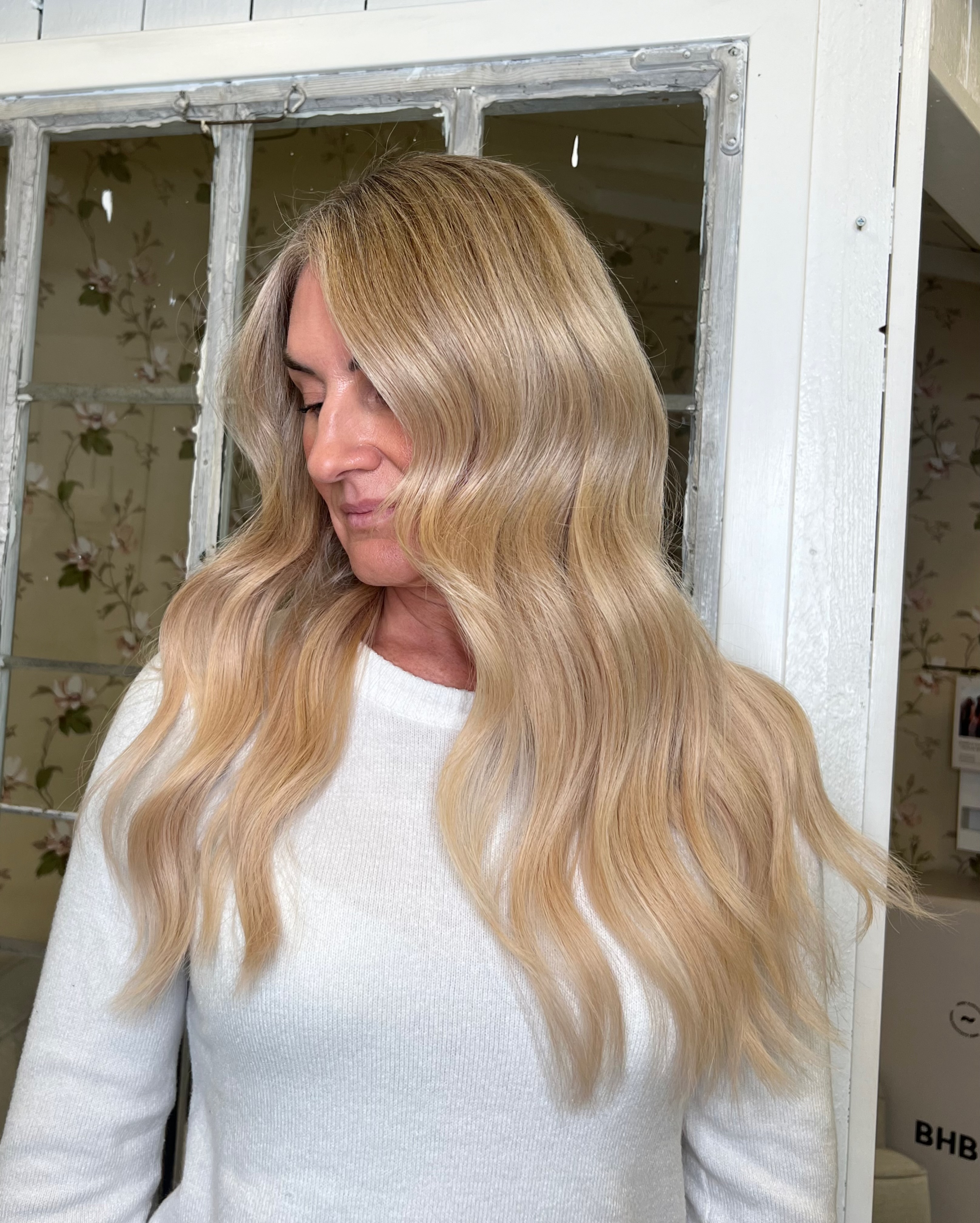 Blonde highlights and extensions 🌟✨