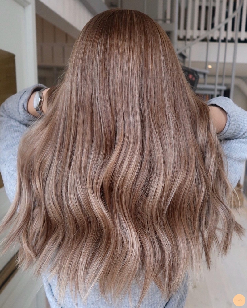 Lowlights i blont hår