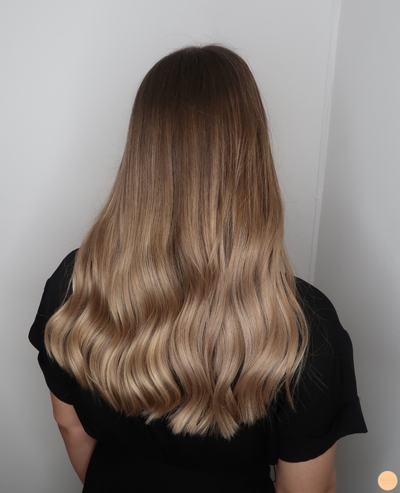 Bronde balayage hårfärg