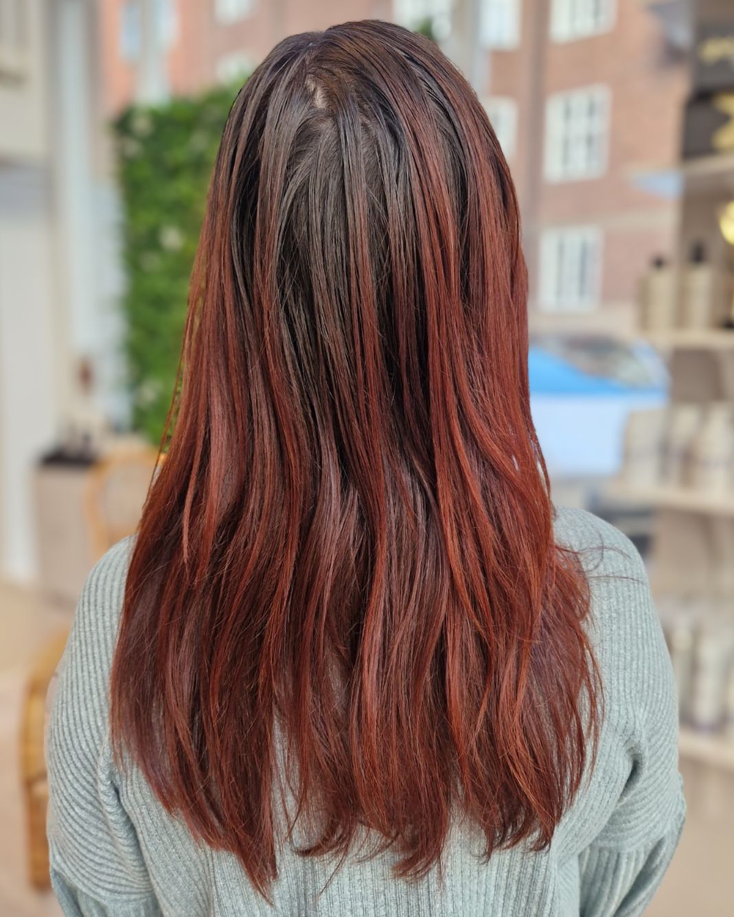 ❤️💜 Red violet hair color