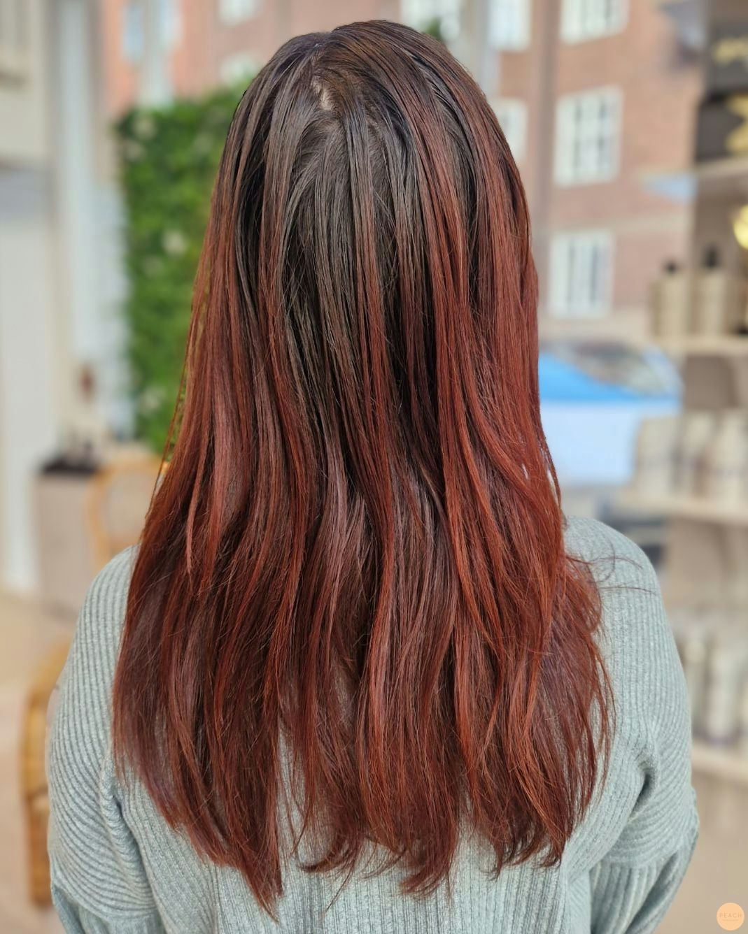 ❤️💜 Red violet hair color