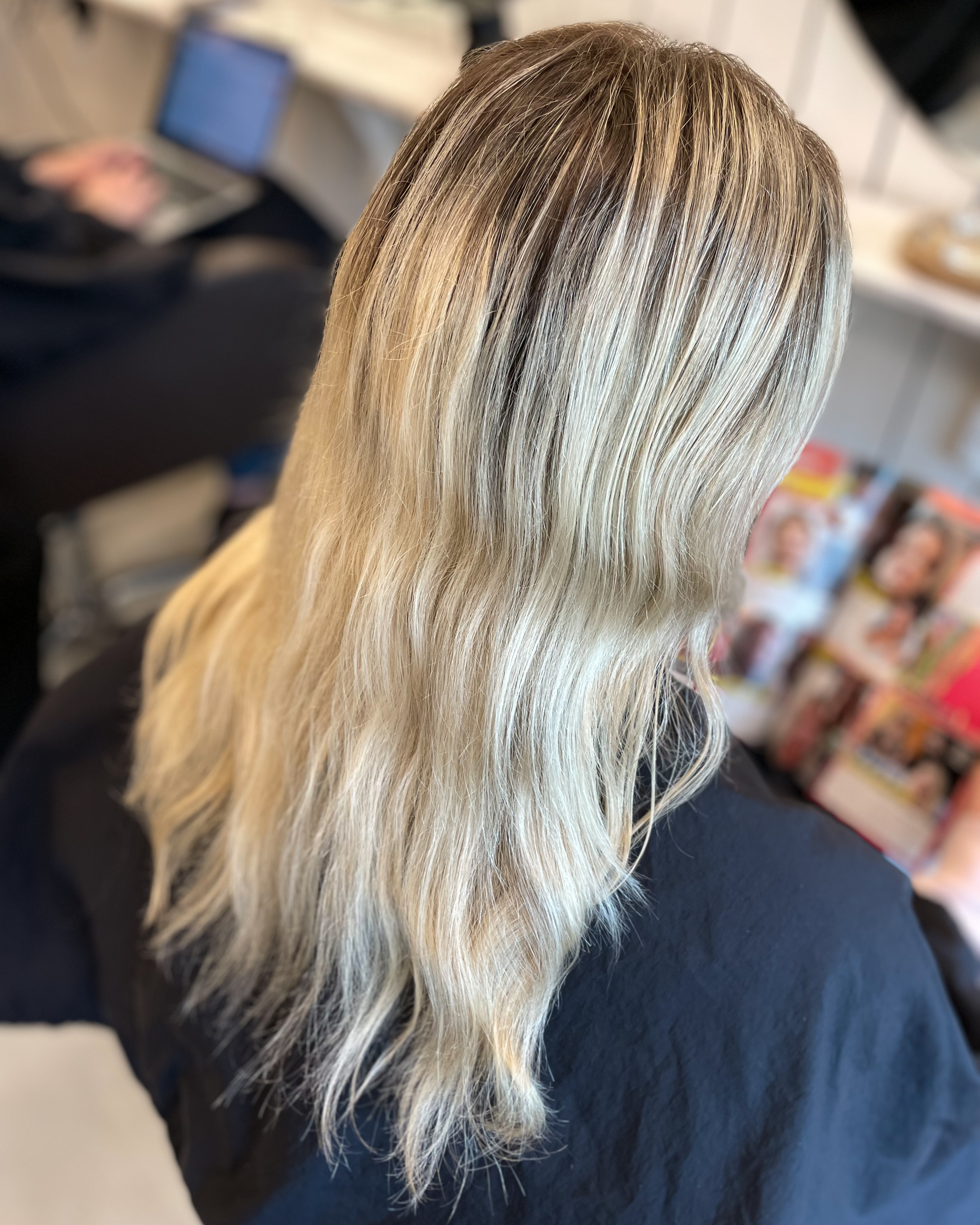 🤍✨Blonde highlights