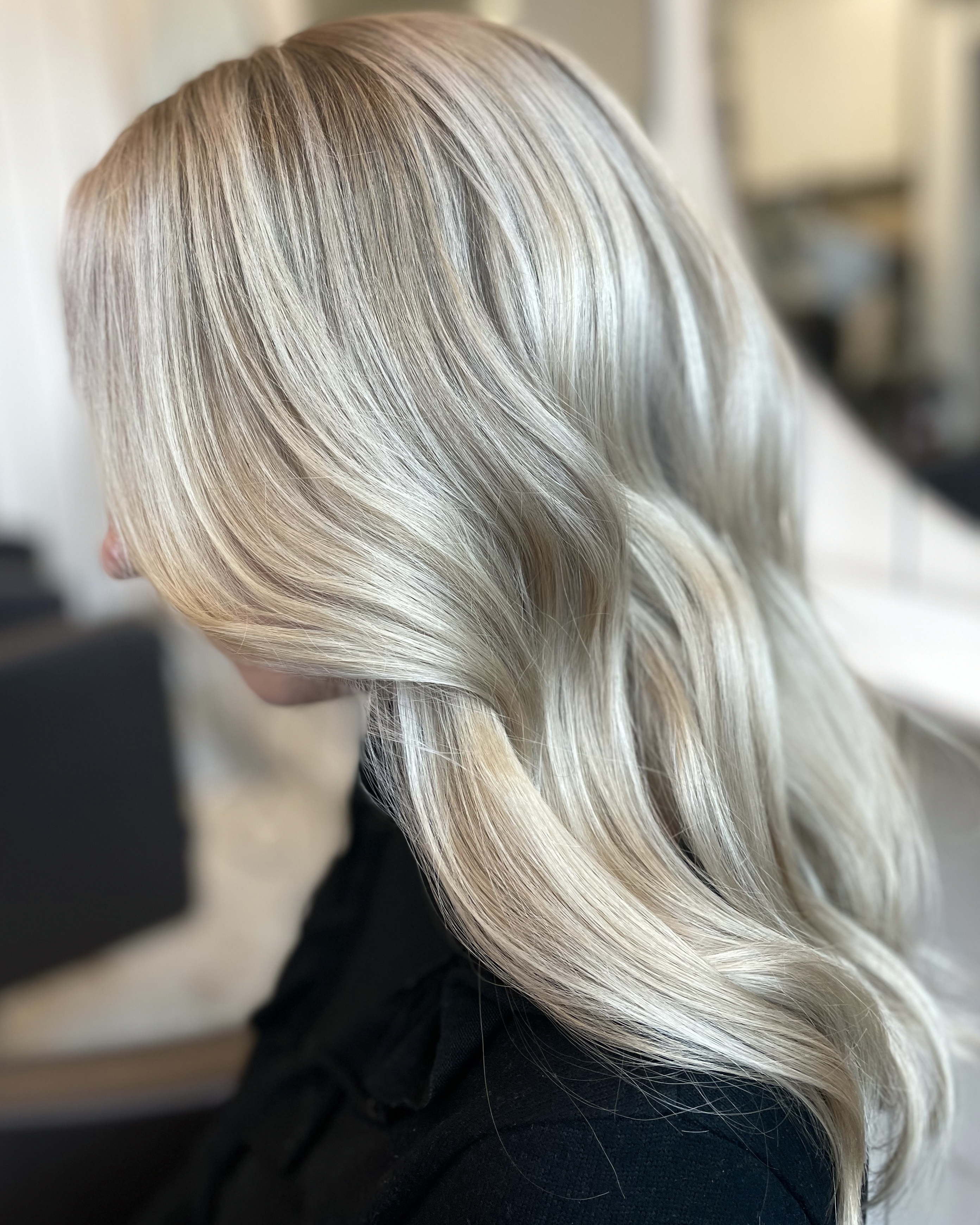 Iceblonde hårfärg 🤍