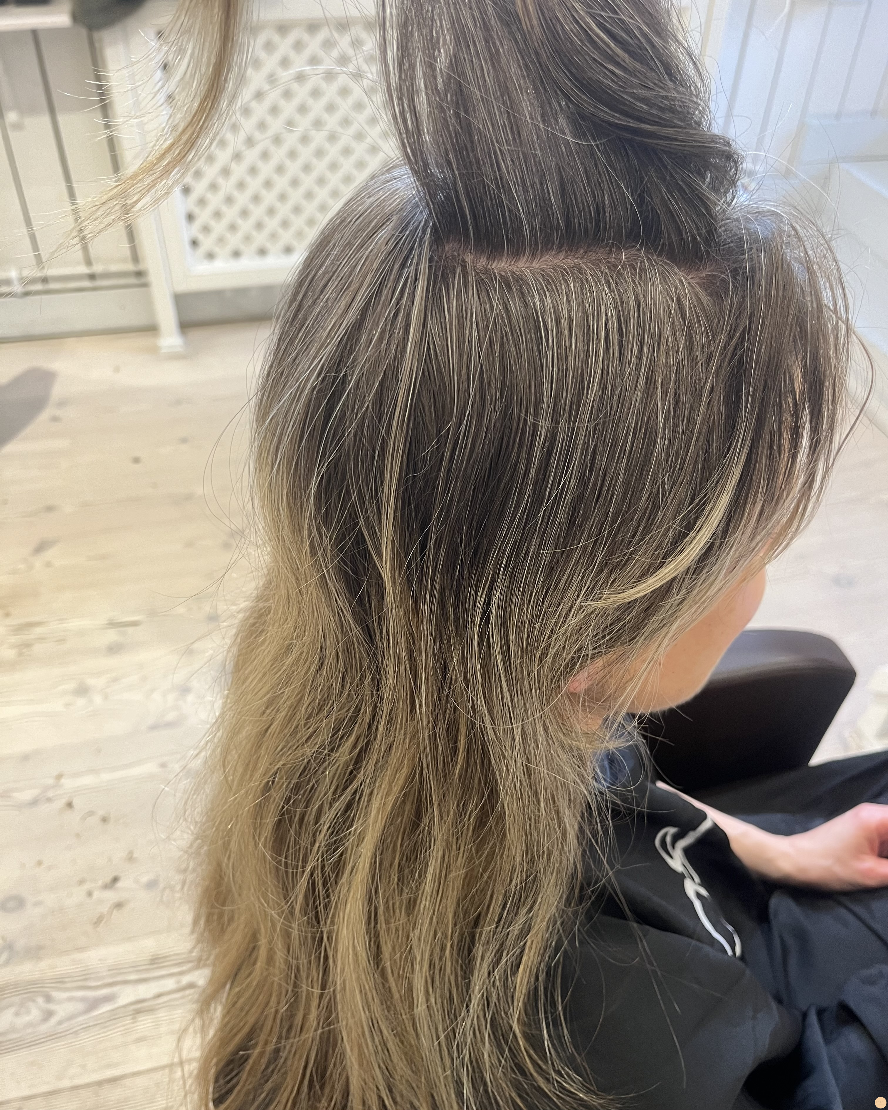 Beige blond hårfärg