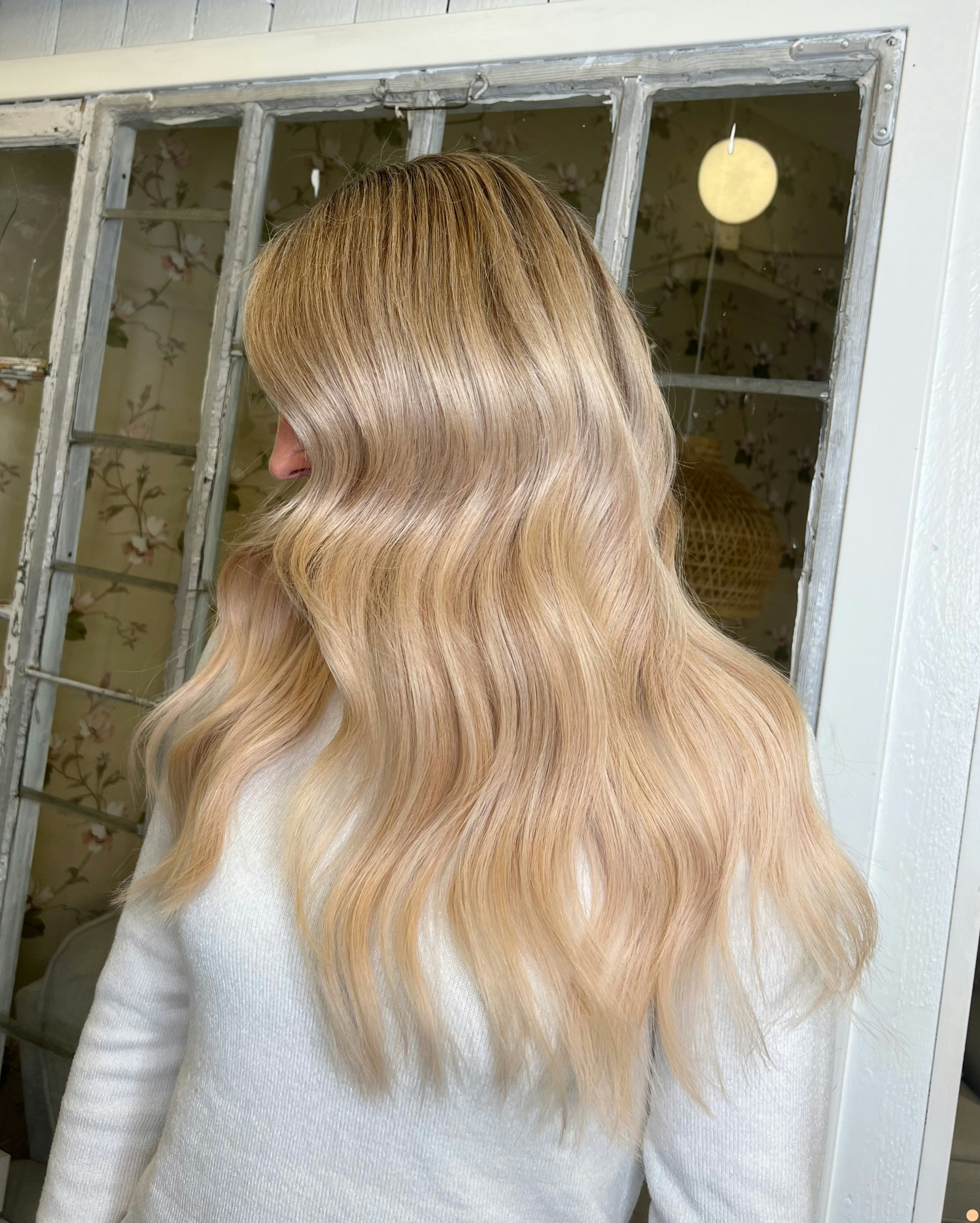 Blonde highlights and extensions 🌟✨