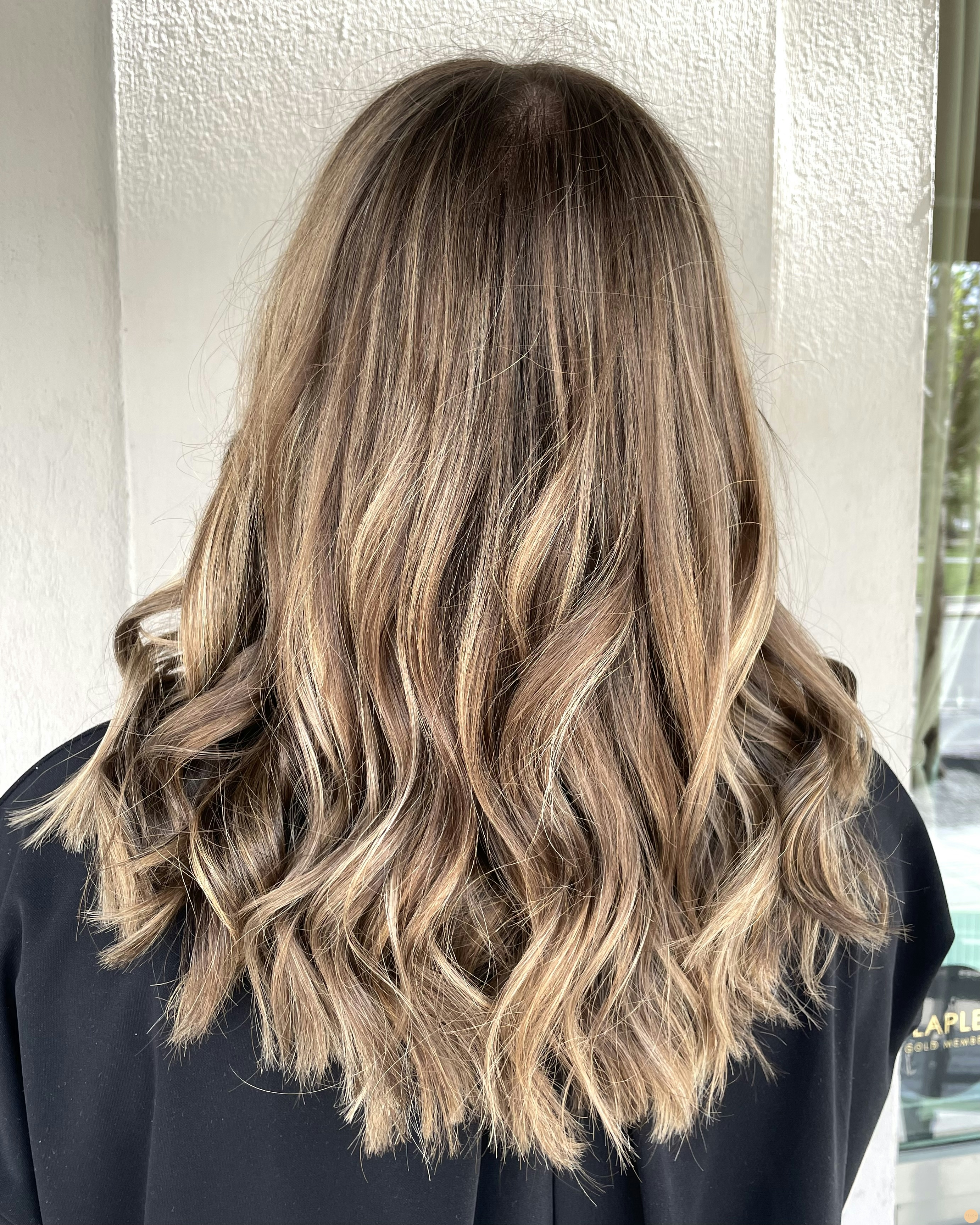 Gardinlugg & balayageslingor, för att få en naturlig look.