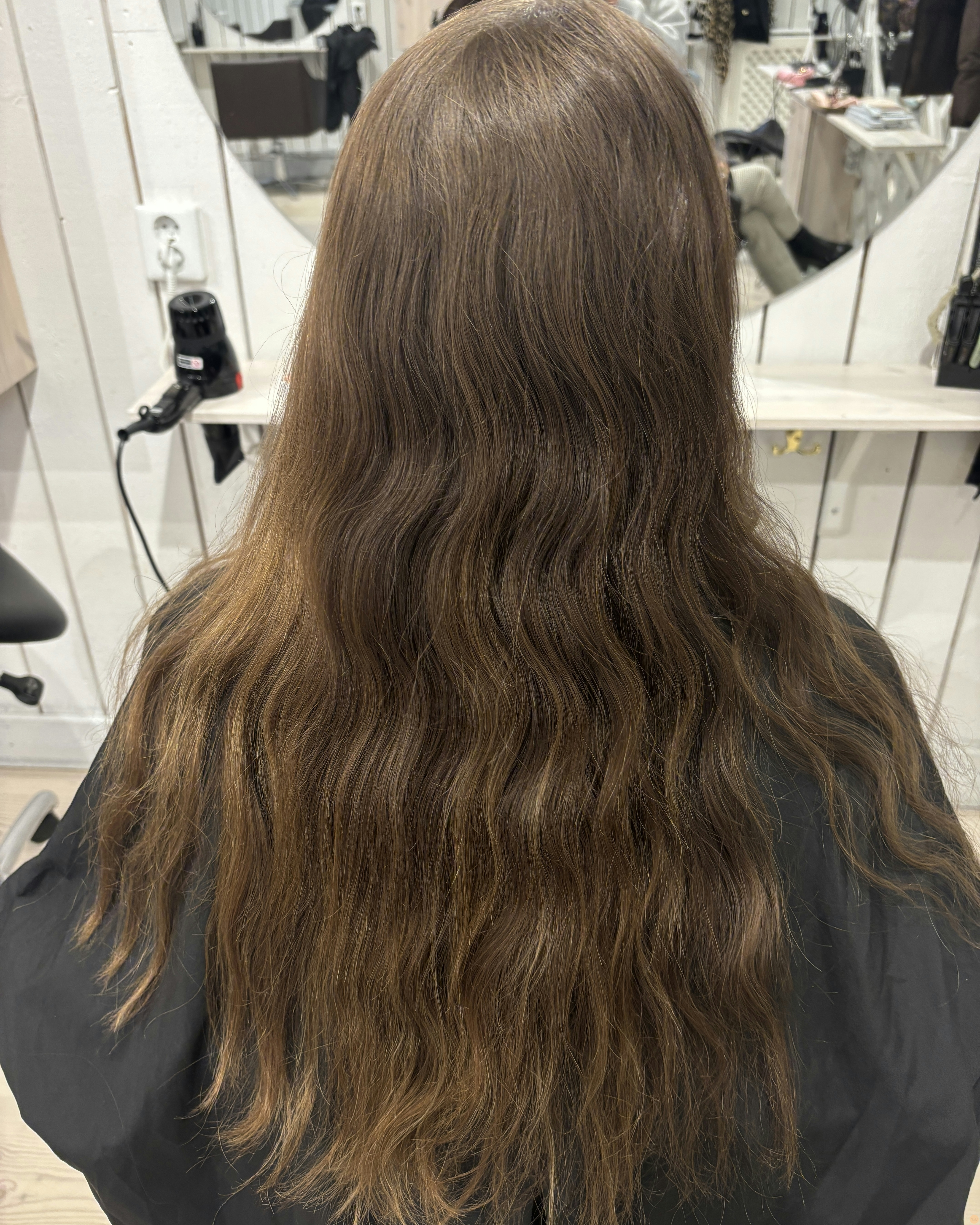 Balayage mörkt hår