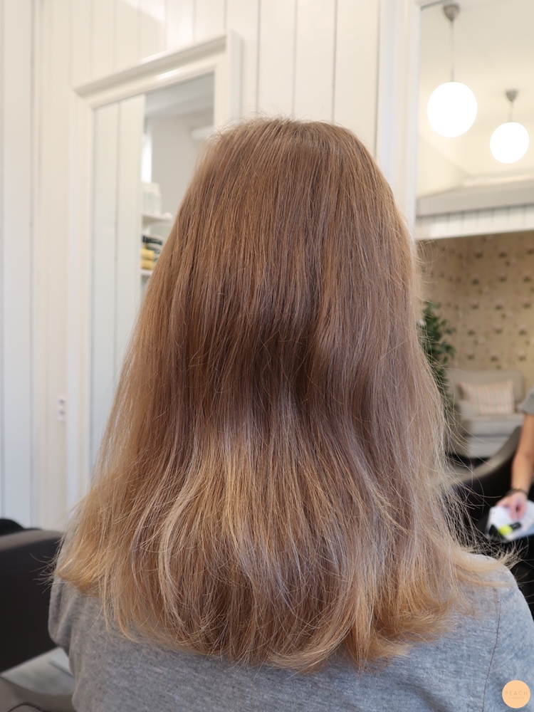 Balayage blond varm kall