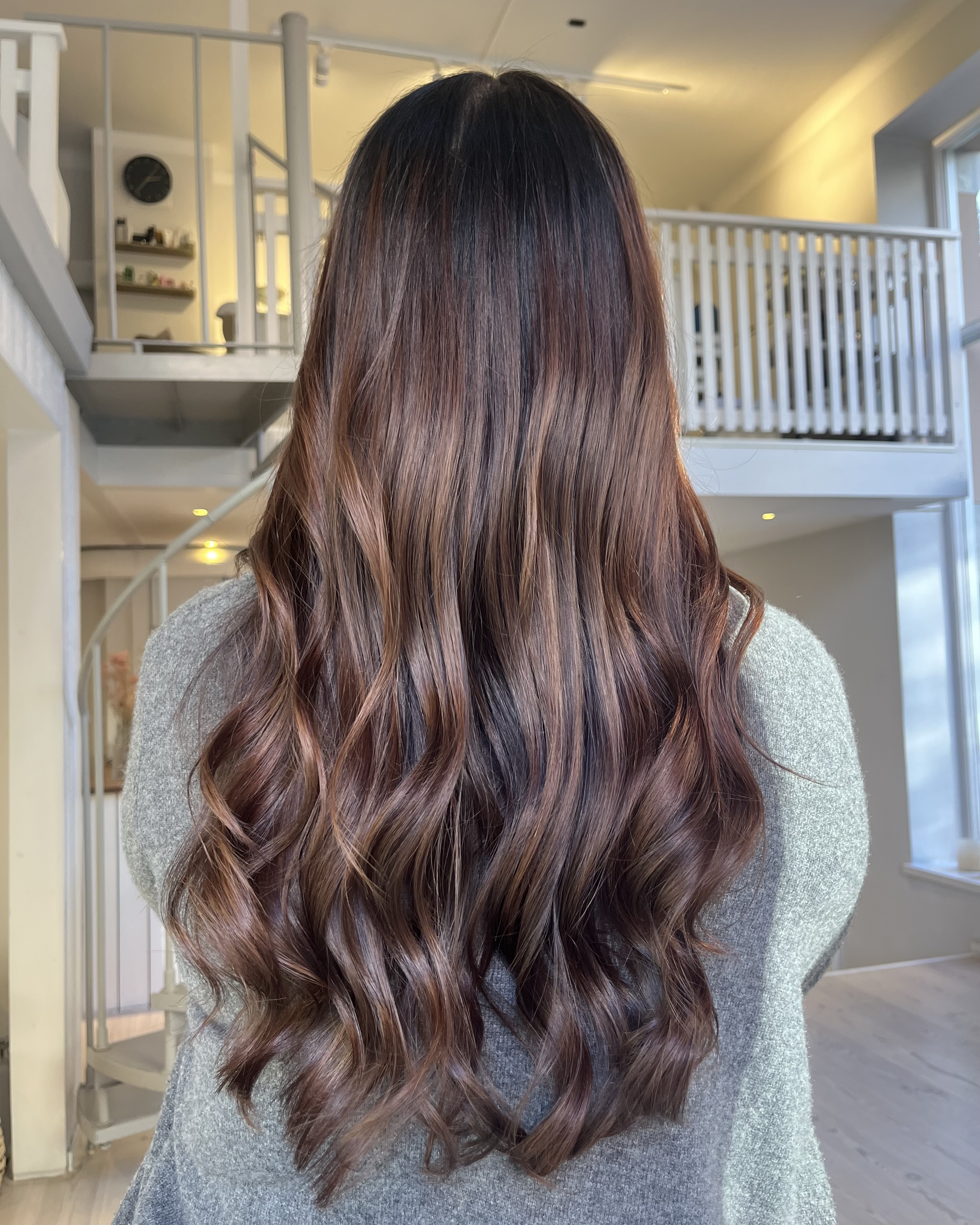 Chokladbrun hårfärg