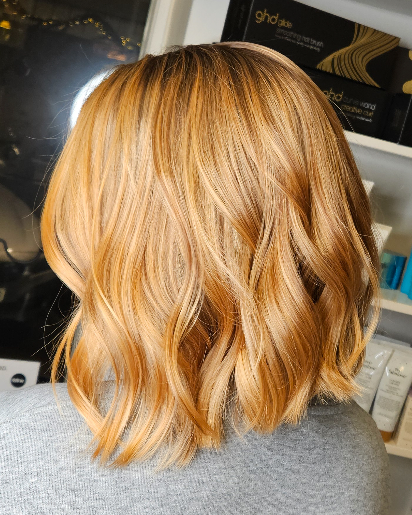 Copper winter hair
