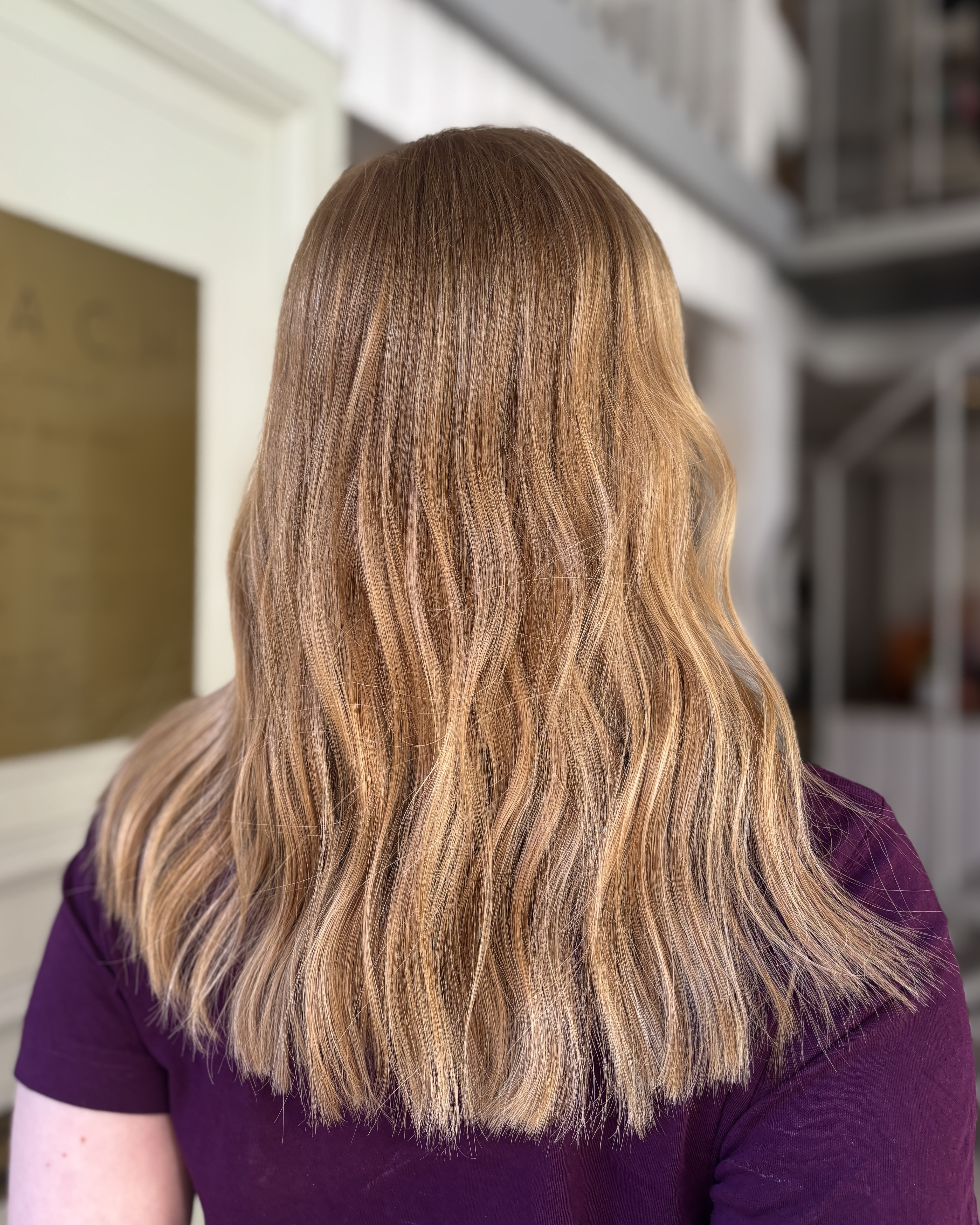 Honungsblond hårfärg