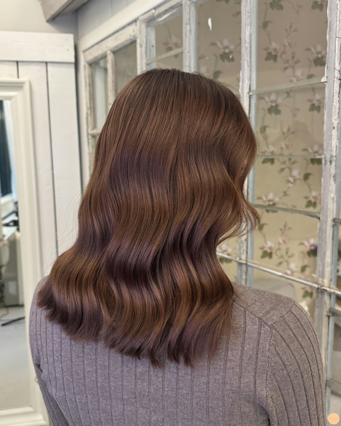 Höstig brun hårfärg