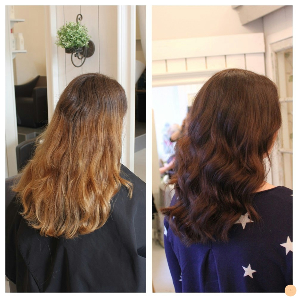 Chokladbrun hårfärg