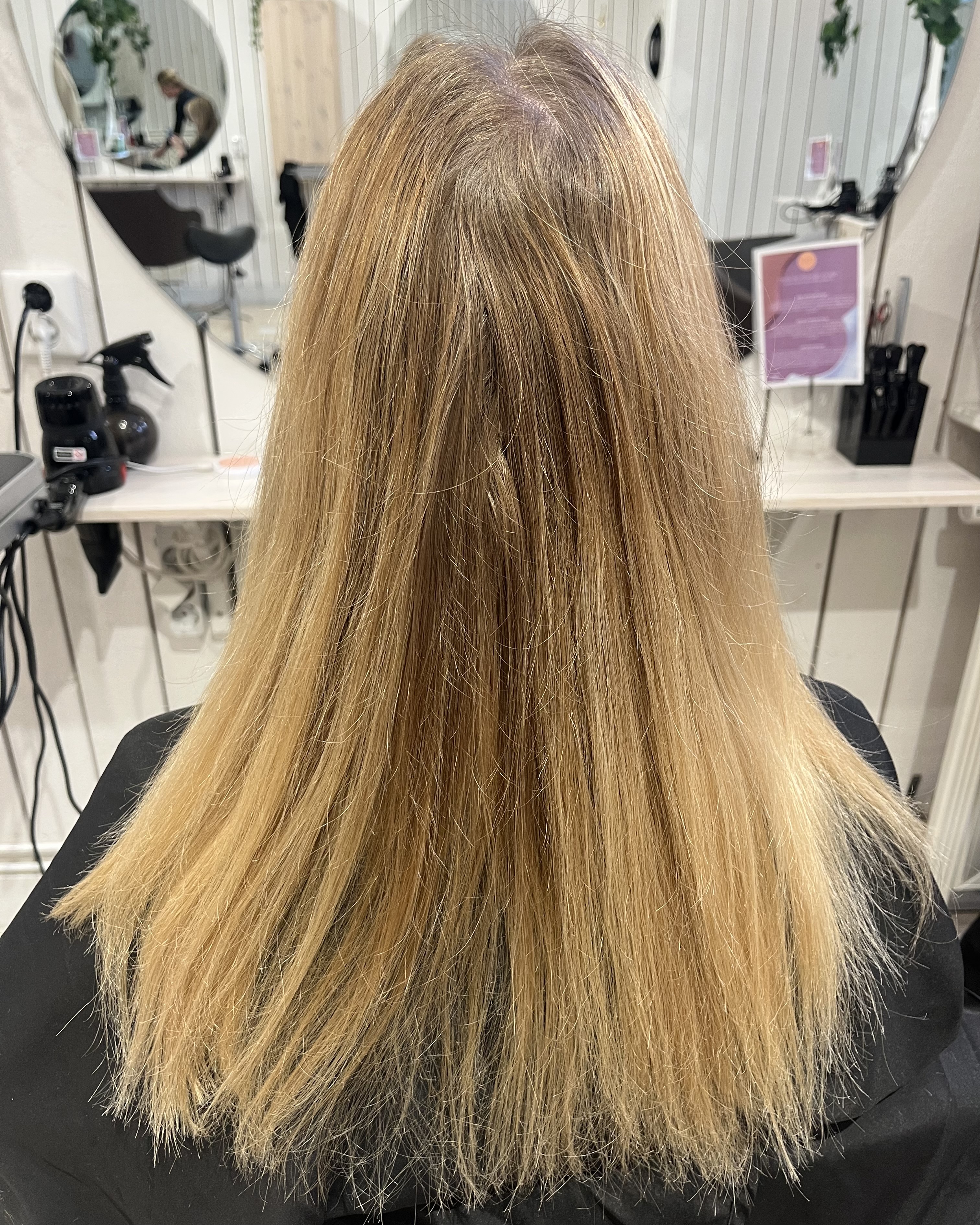 Beige blond hårfärg