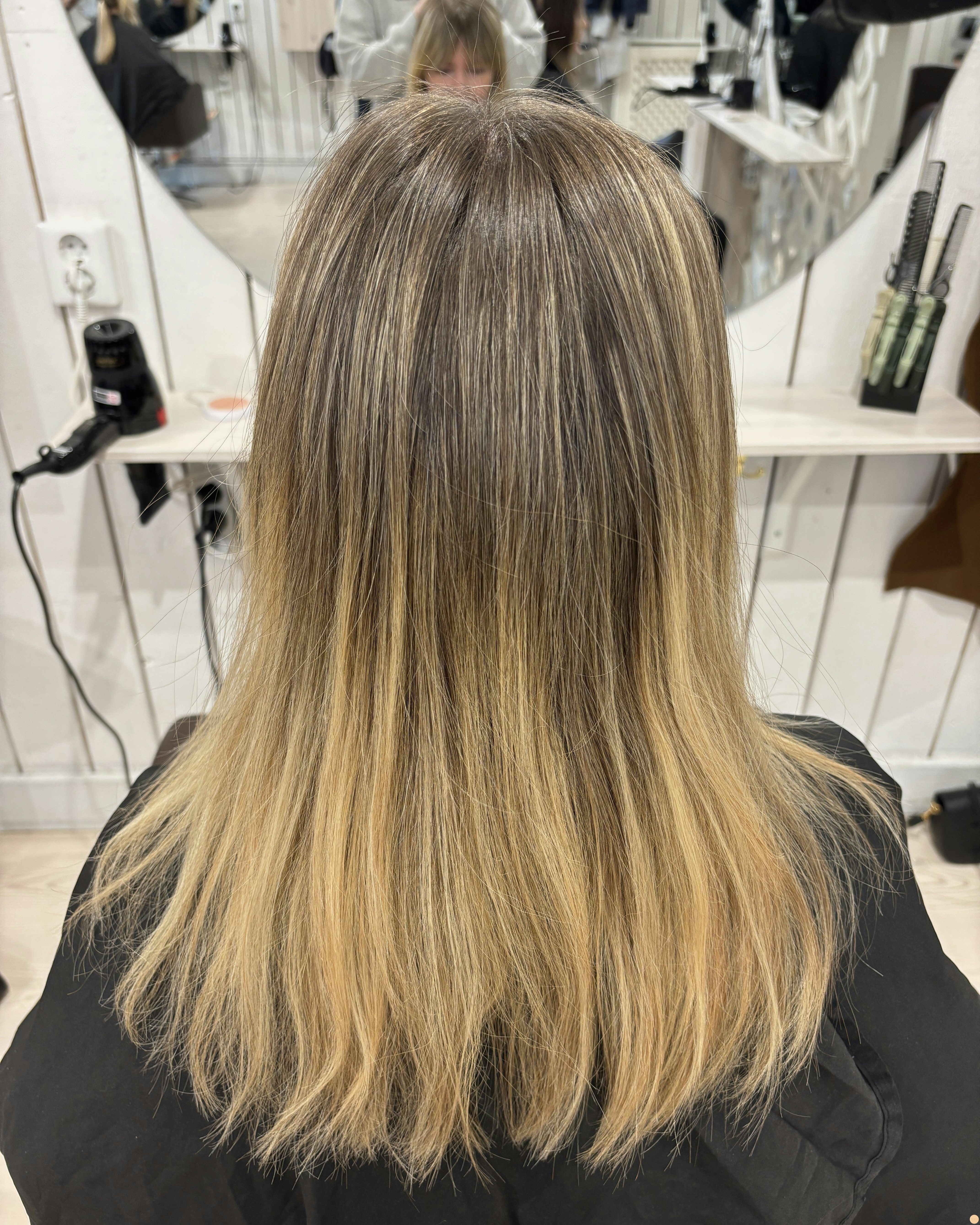 Beige blond hårfärg