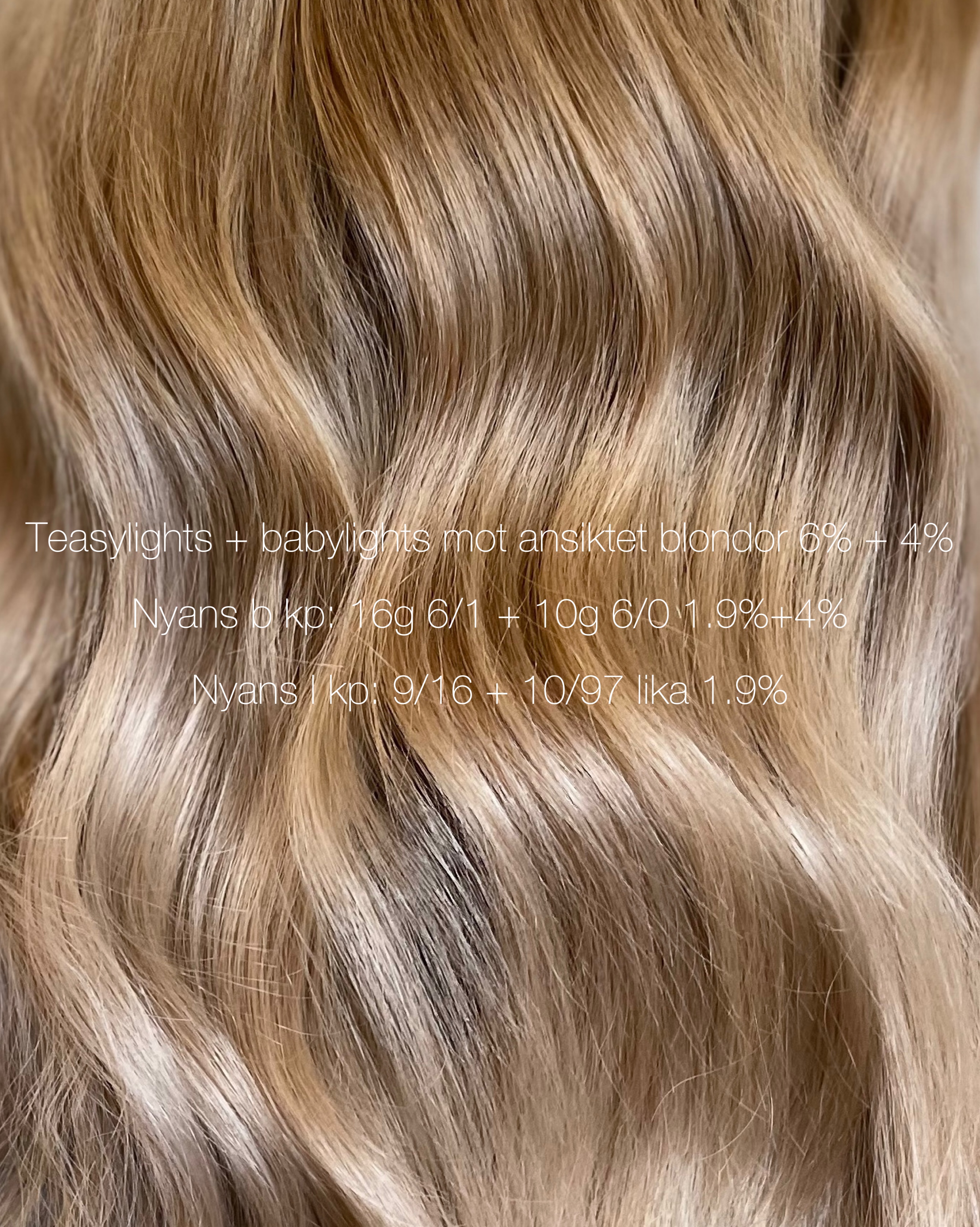 Blekta slingor & en beige nyansering