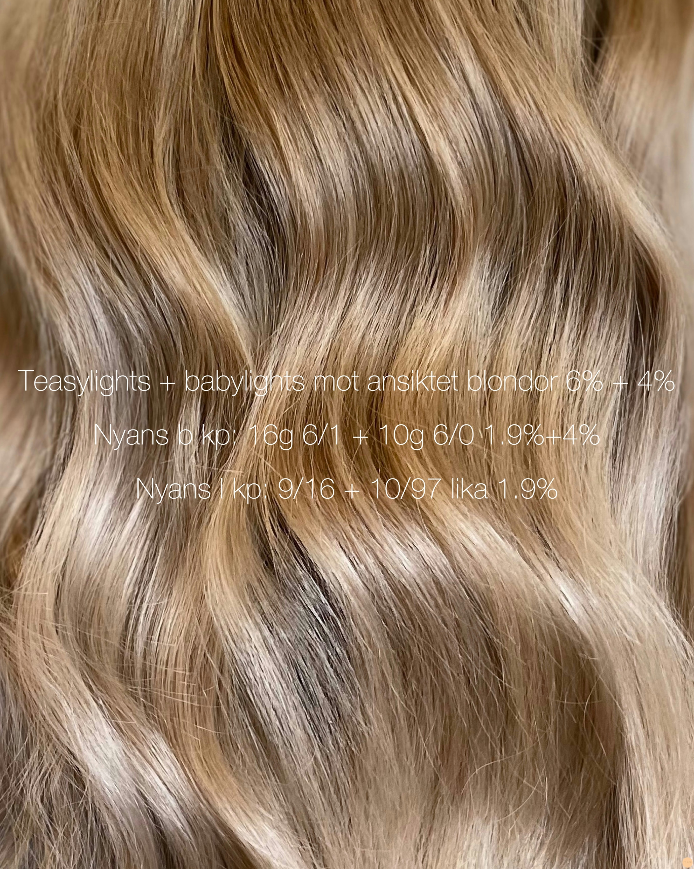 Blekta slingor & en beige nyansering