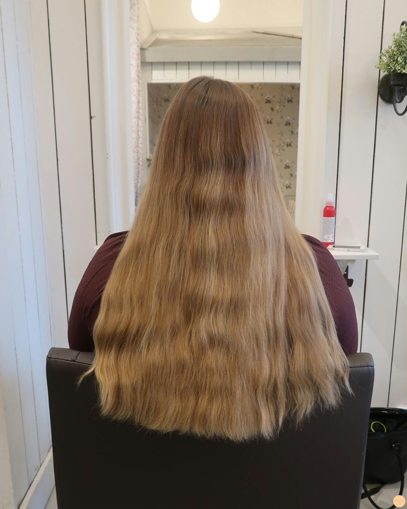 Bronde hårfärg med guldiga toner