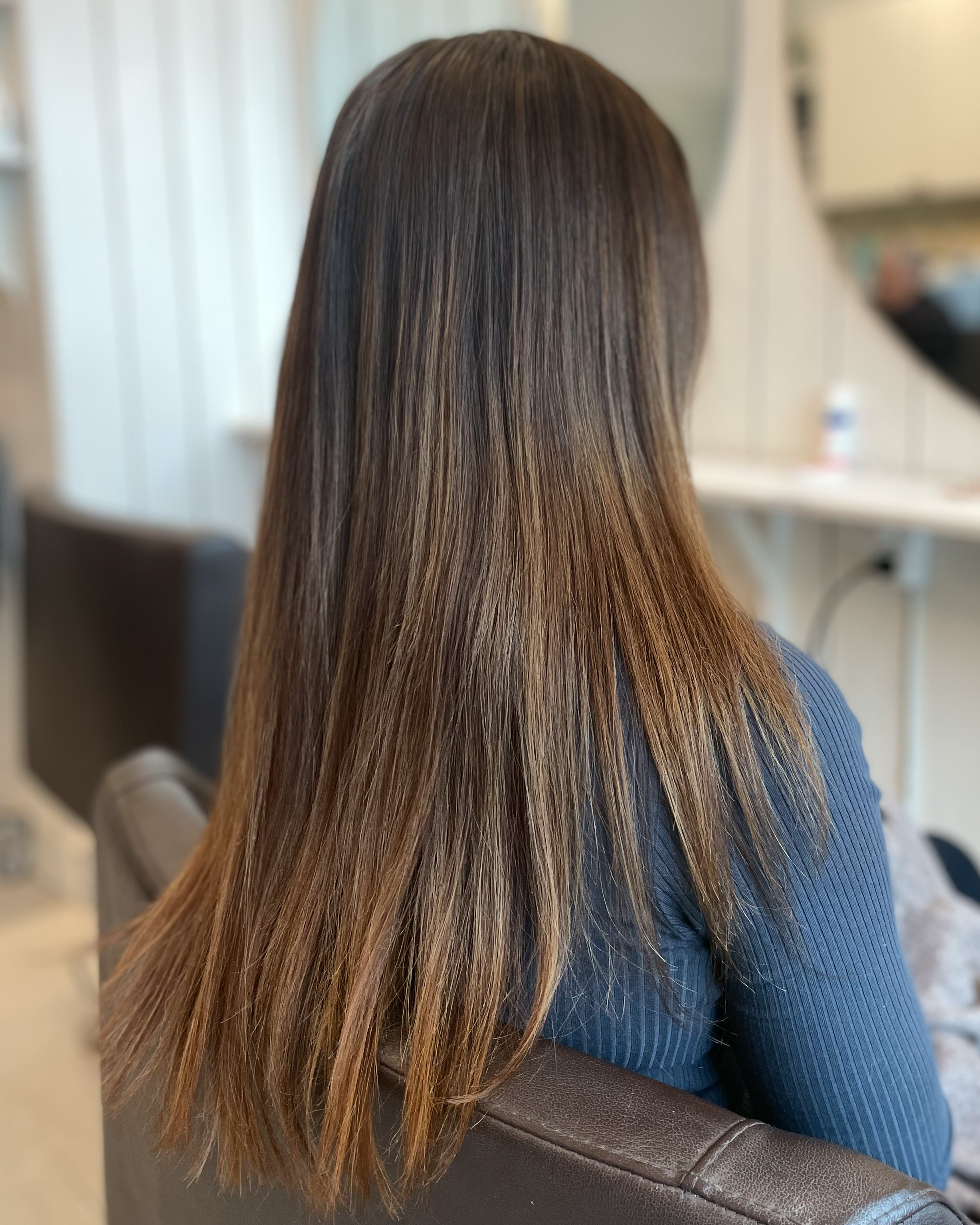 Varm beige hårfärg