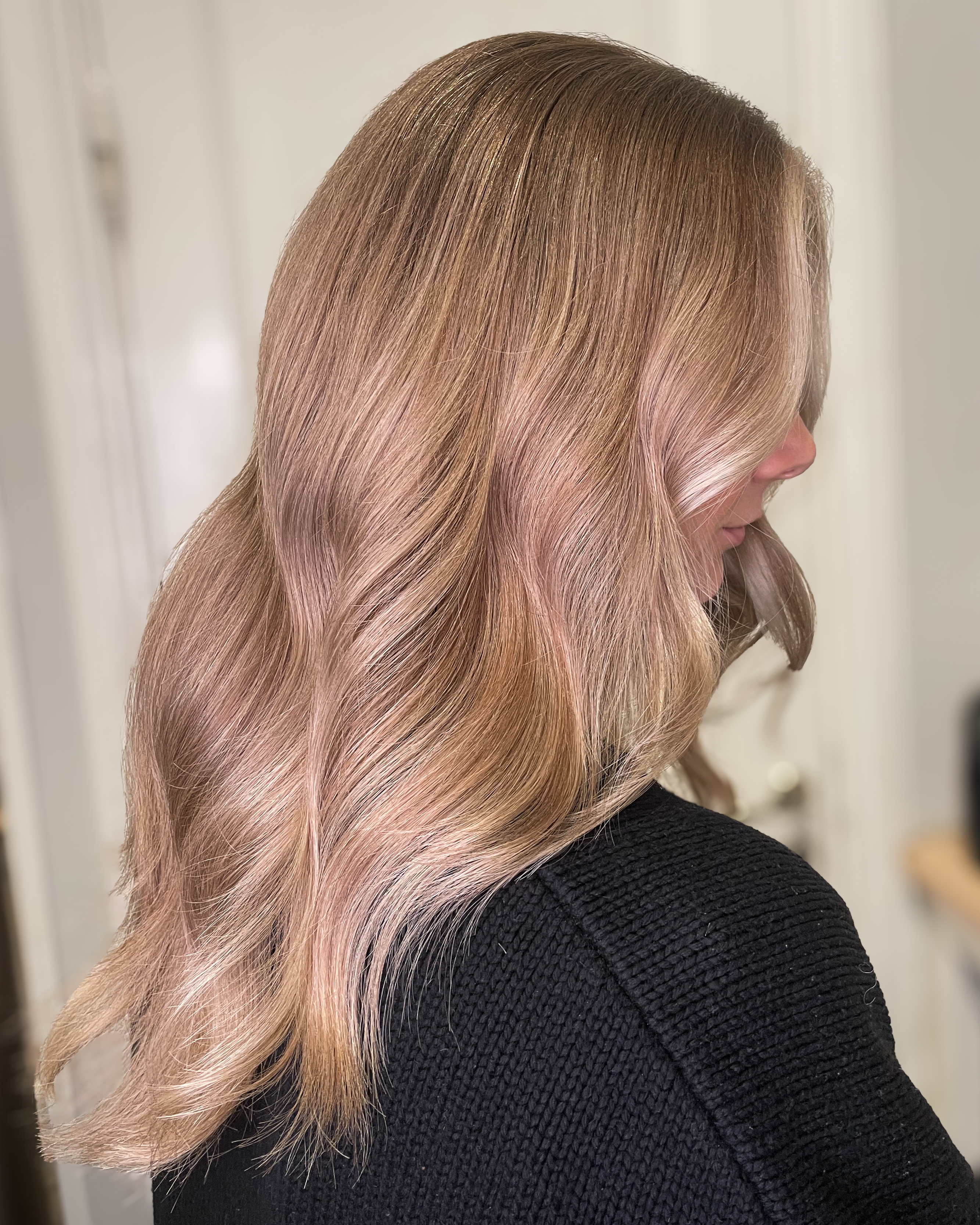 Latte hair color 🧋 ✨