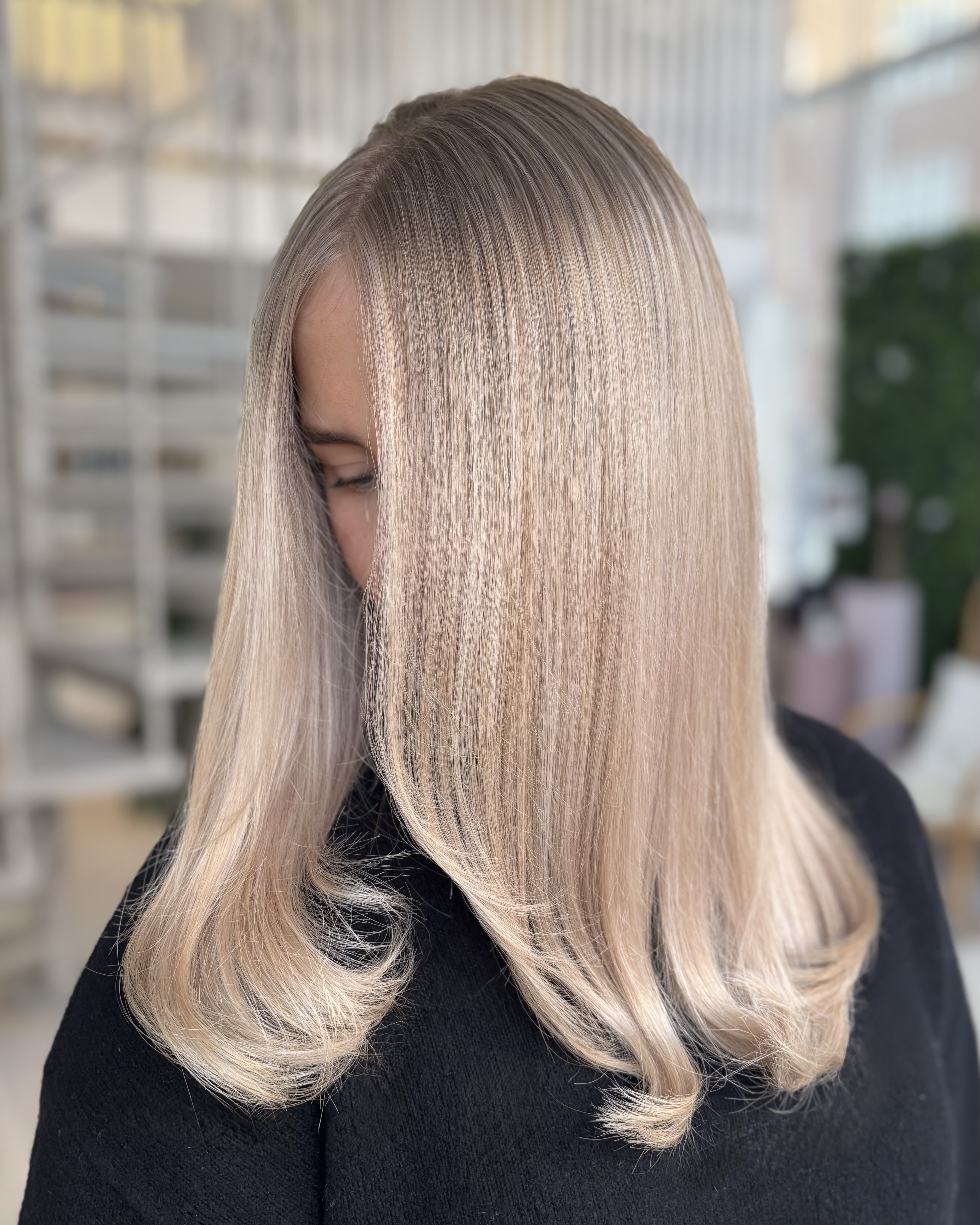 Kall blond hårfärg