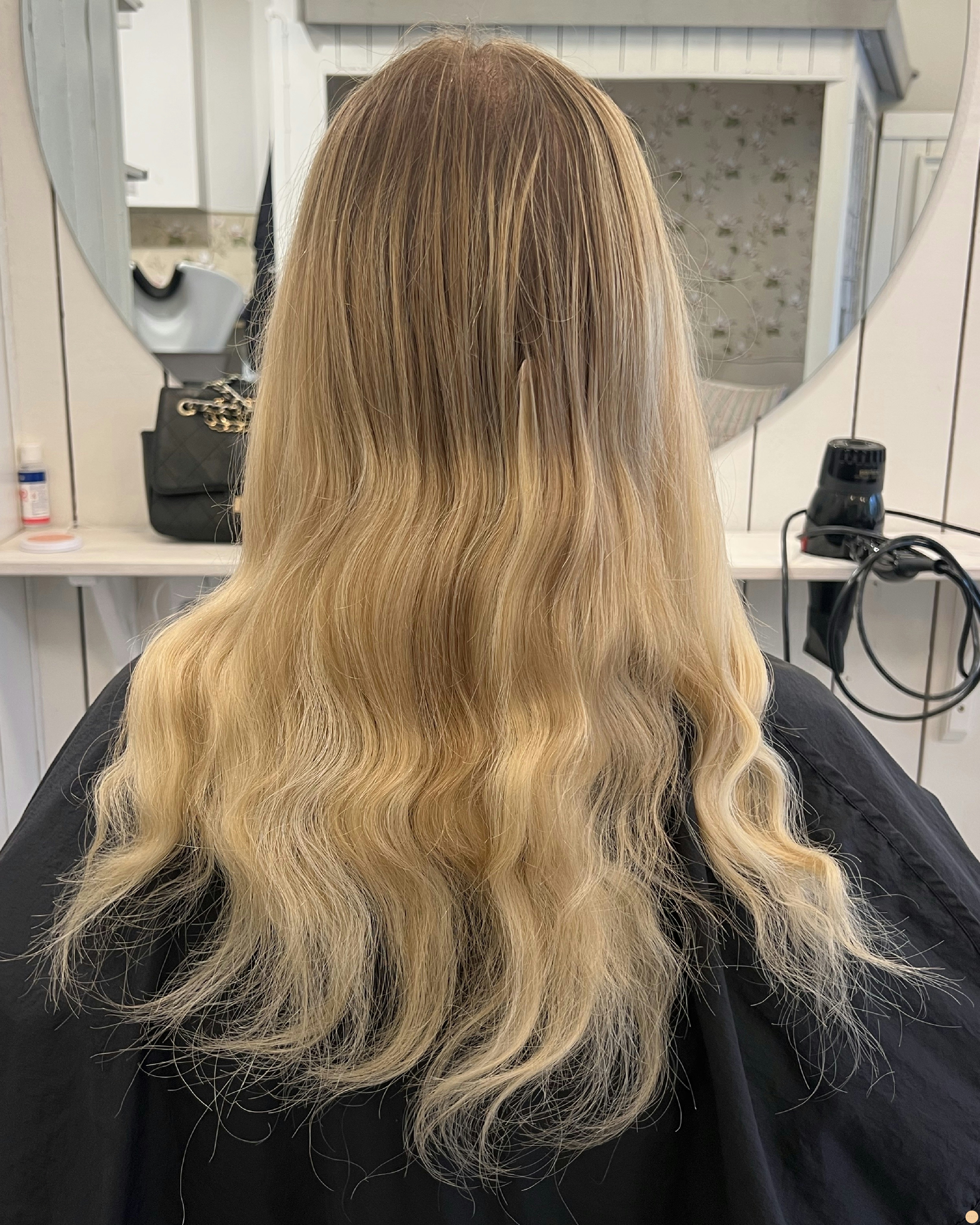 Omsättning av löshår och slingor