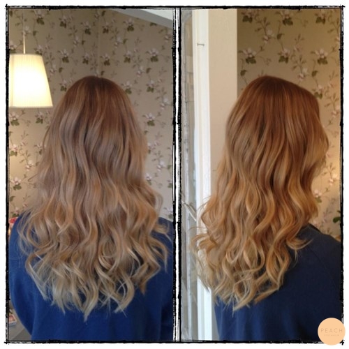 Ljus och mjuk ombré