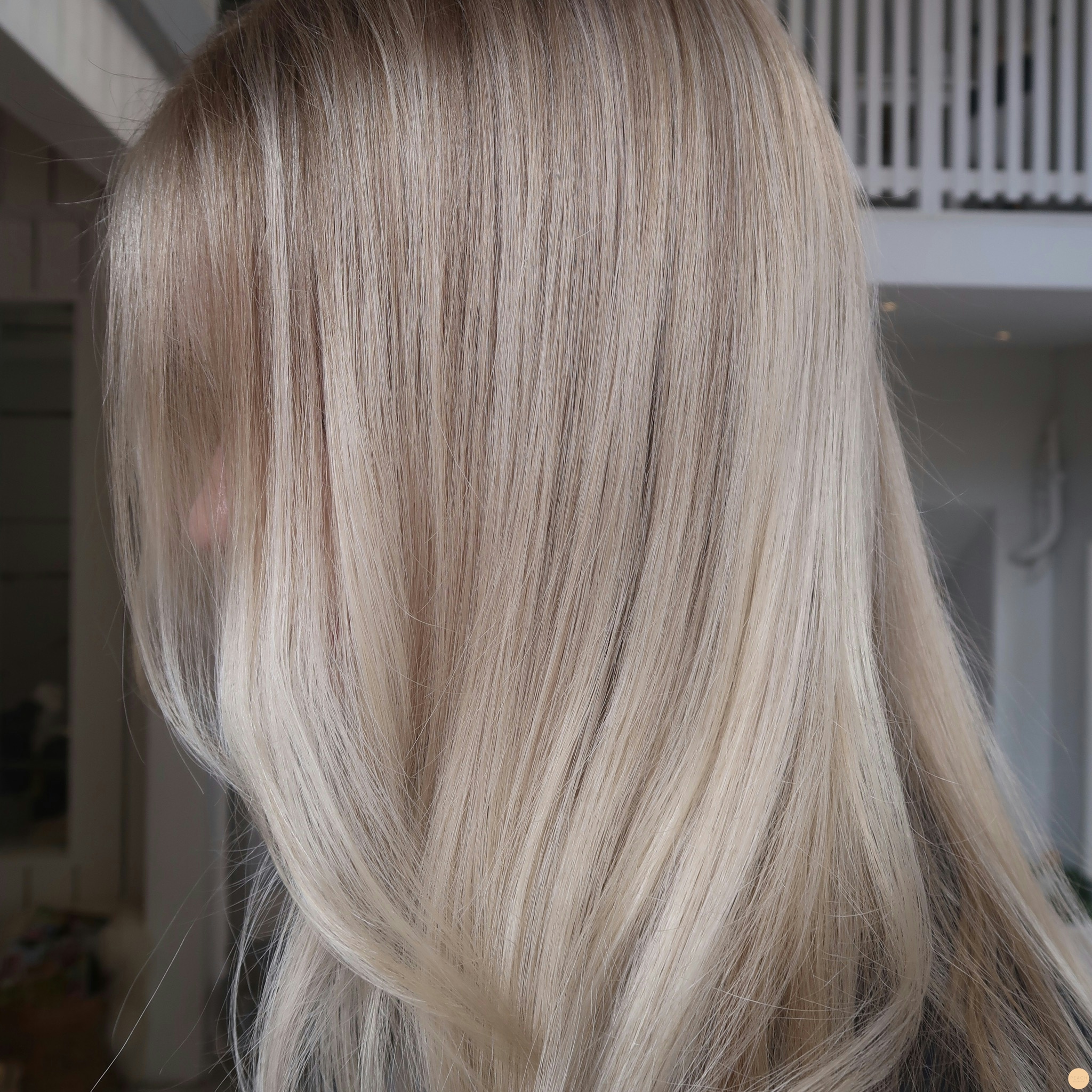 Soft blond hårfärg