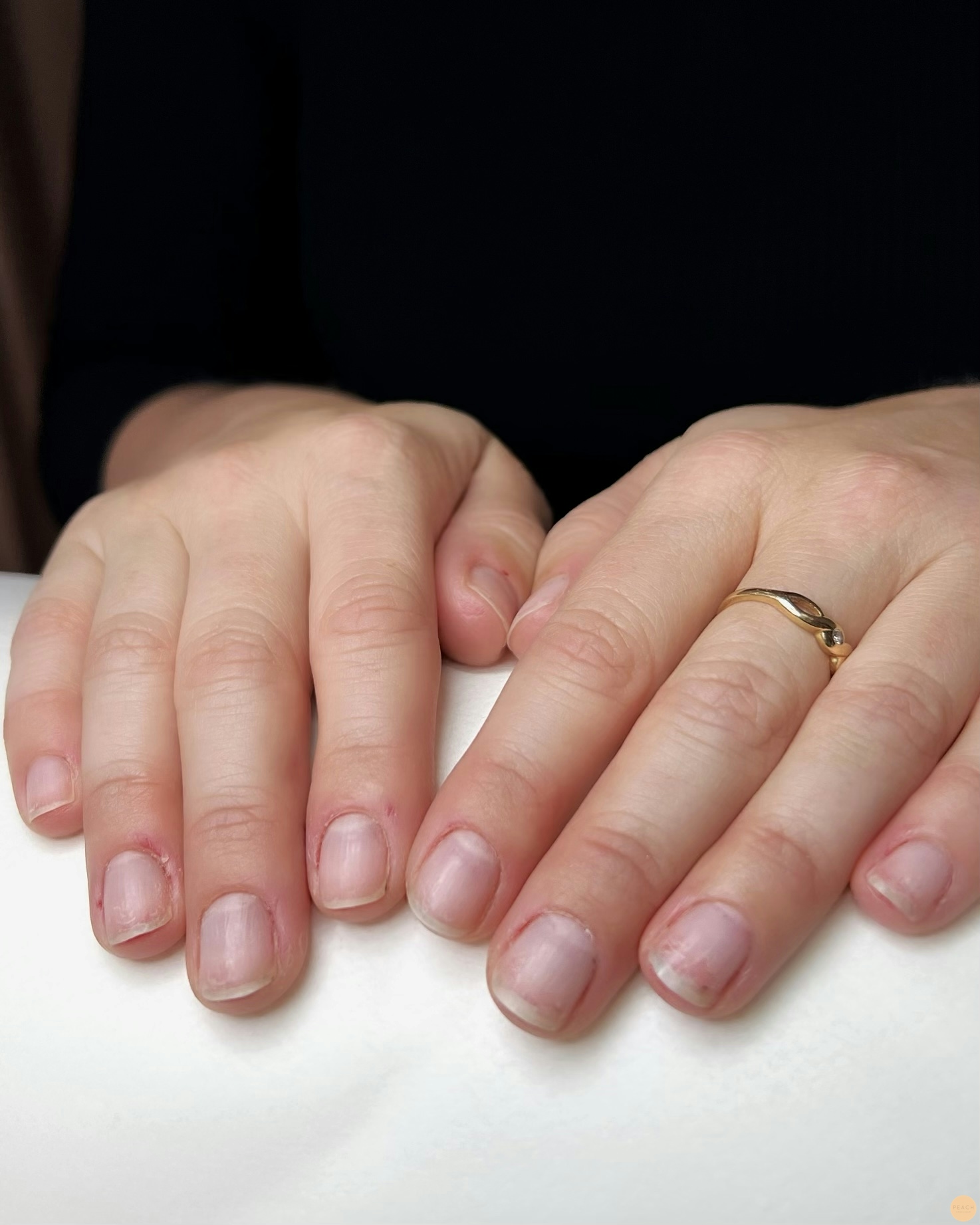 Nagelförlängning på naturlig nagel✨