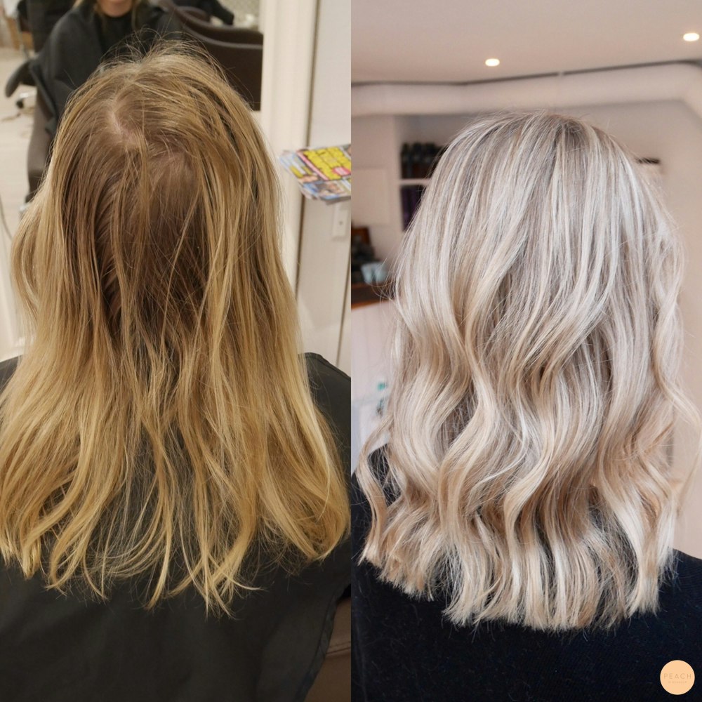 Kall Blond Hårfärg Peach Stockholm Här 2 