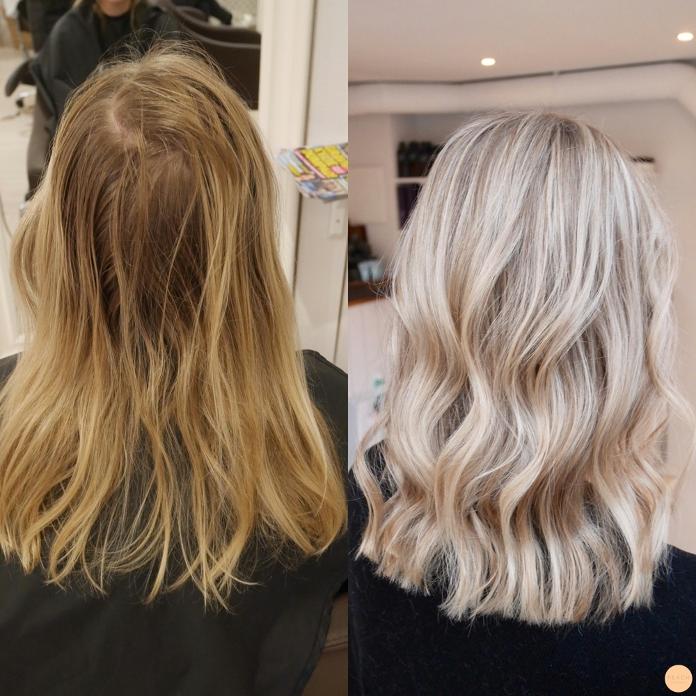 Kall blond hårfärg