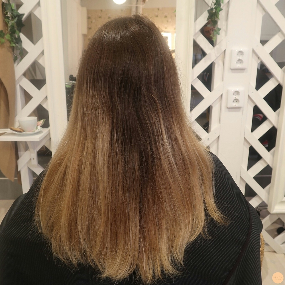 Blonde highlights