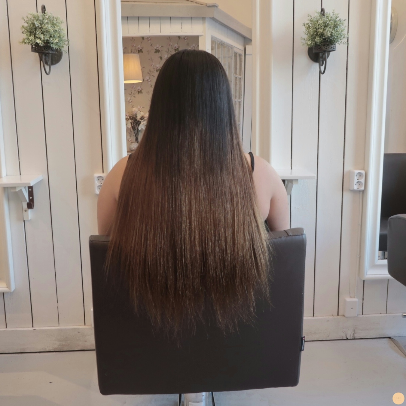 Brun caramel balayage