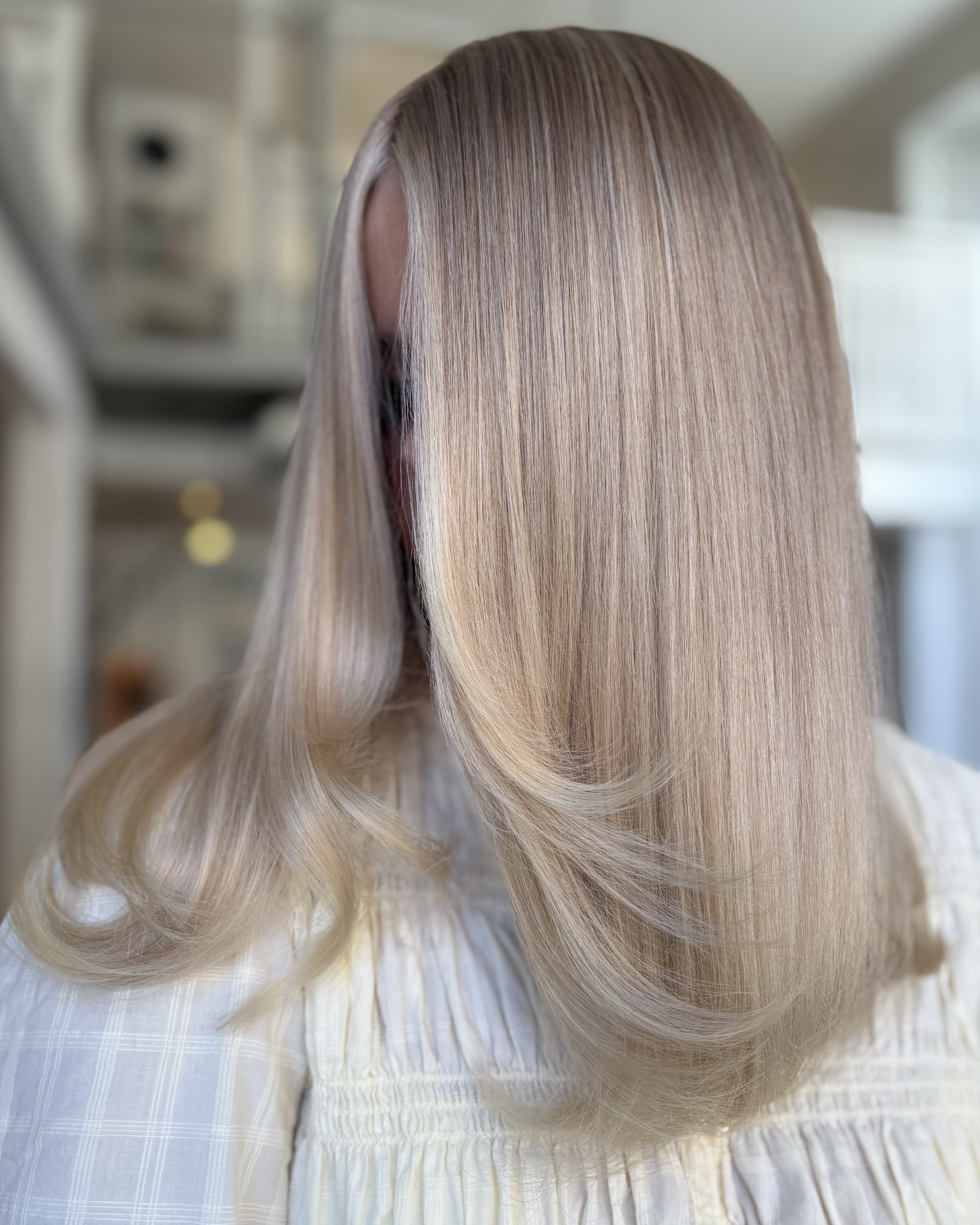 Vaniljblond hårfärg