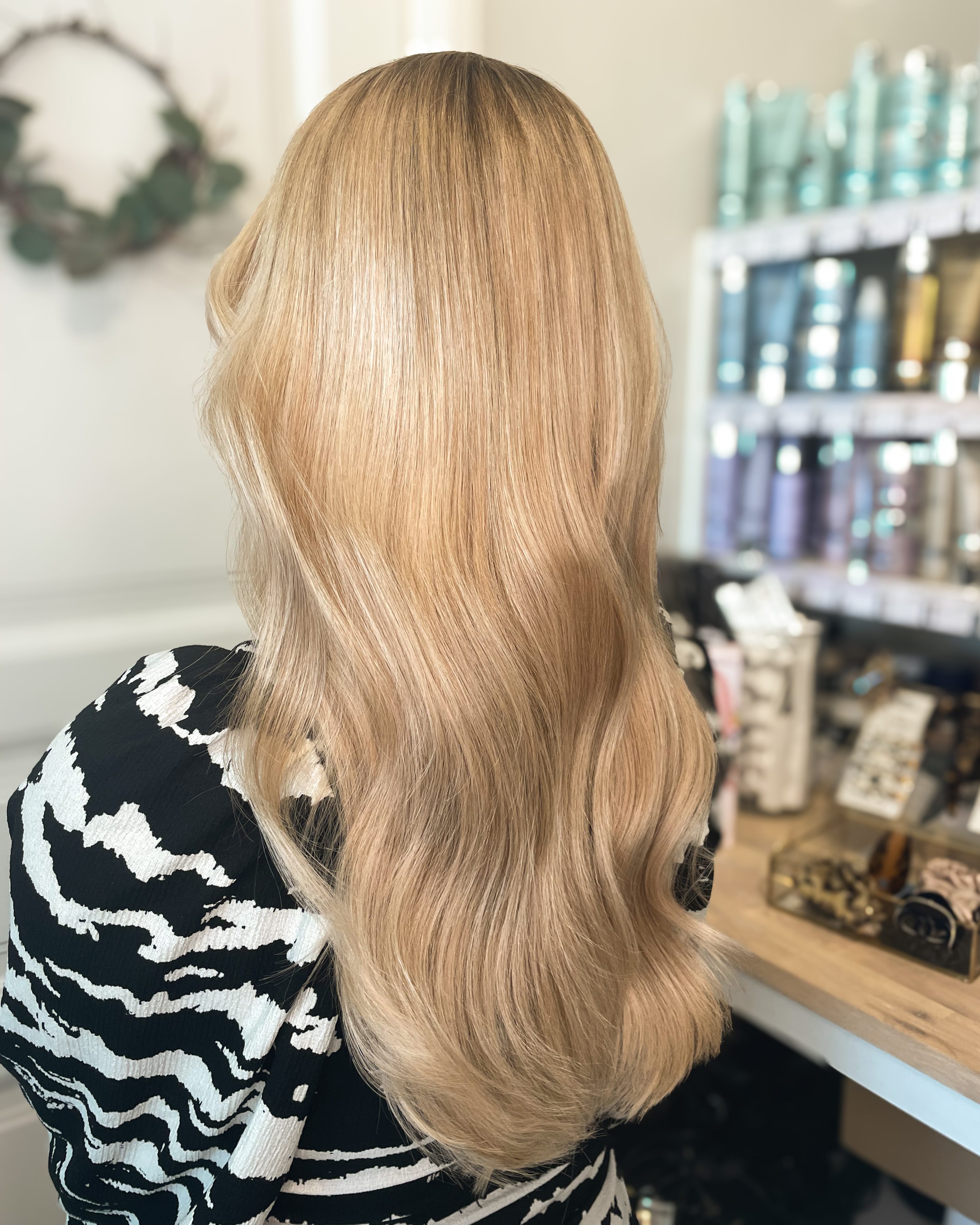 Varm blond hårfärg 🔆🍑