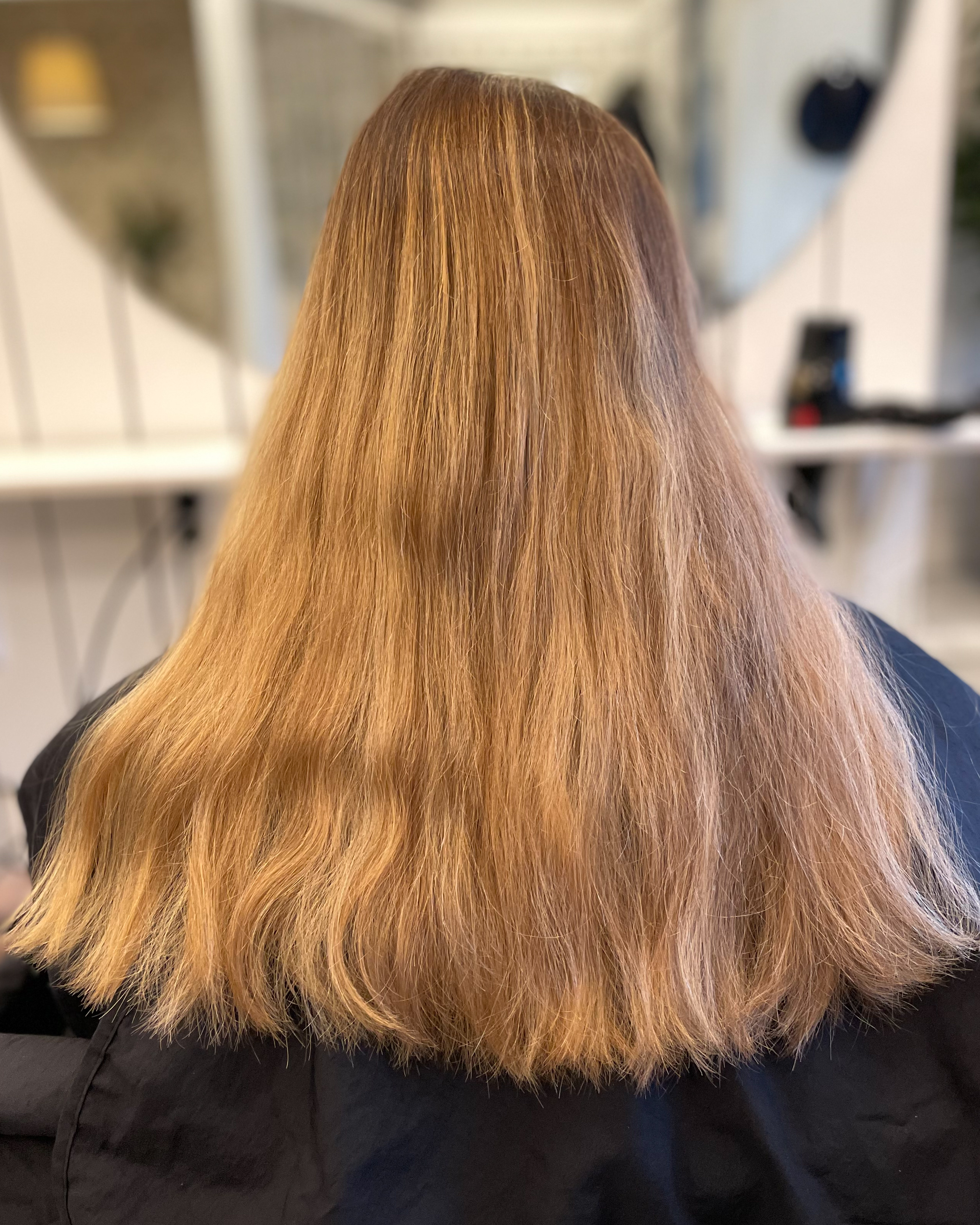 Från balayage till brunt hår med ljusa slingor ✨🤎