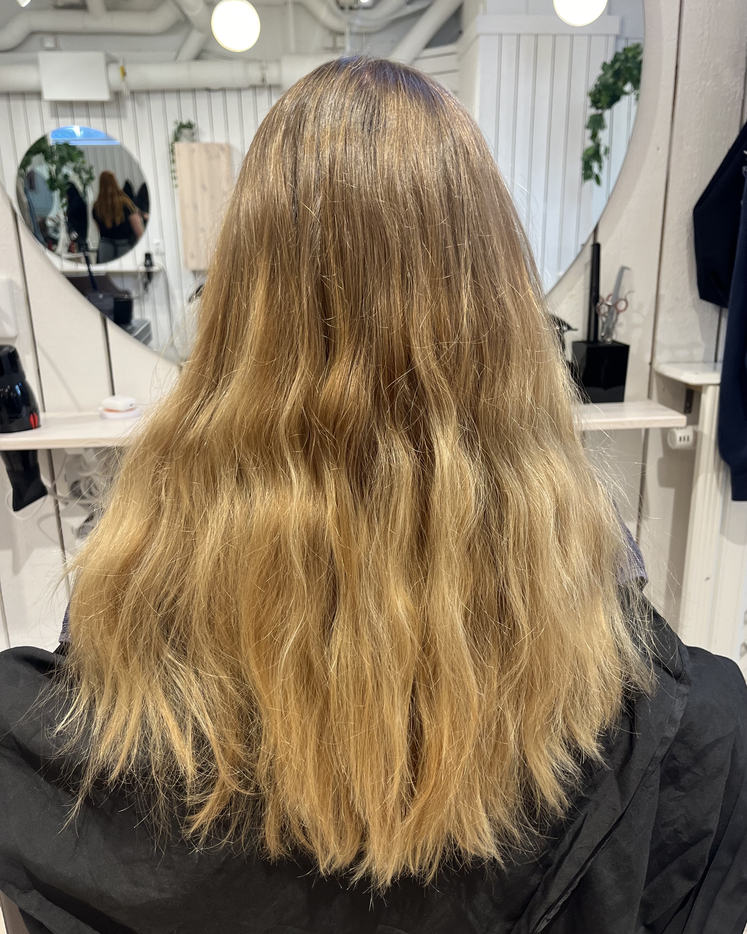 Höstig brun hårfärg