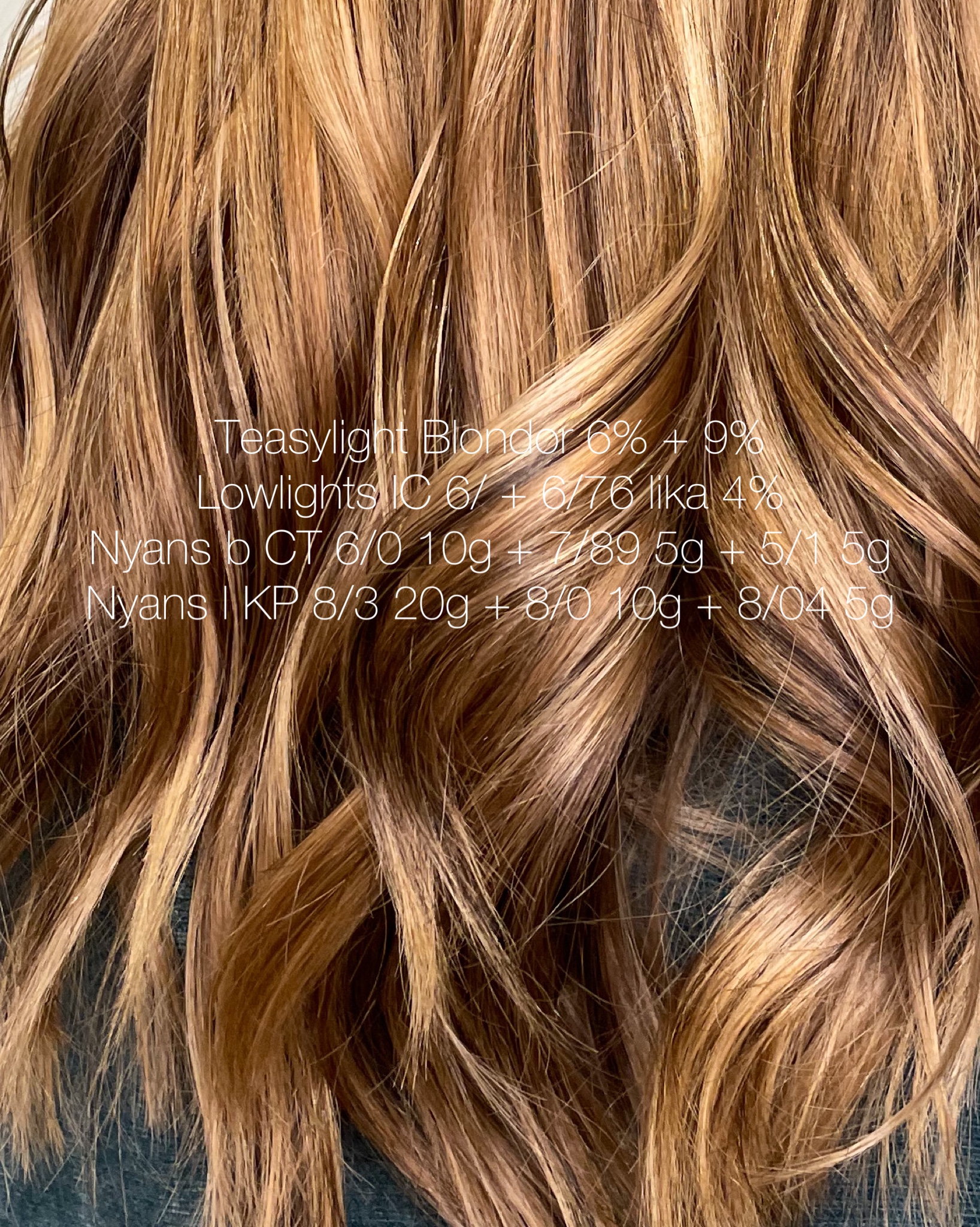 Blandade ljusa & mörka slingor