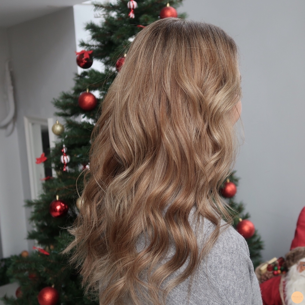 Från brunt till blont hår