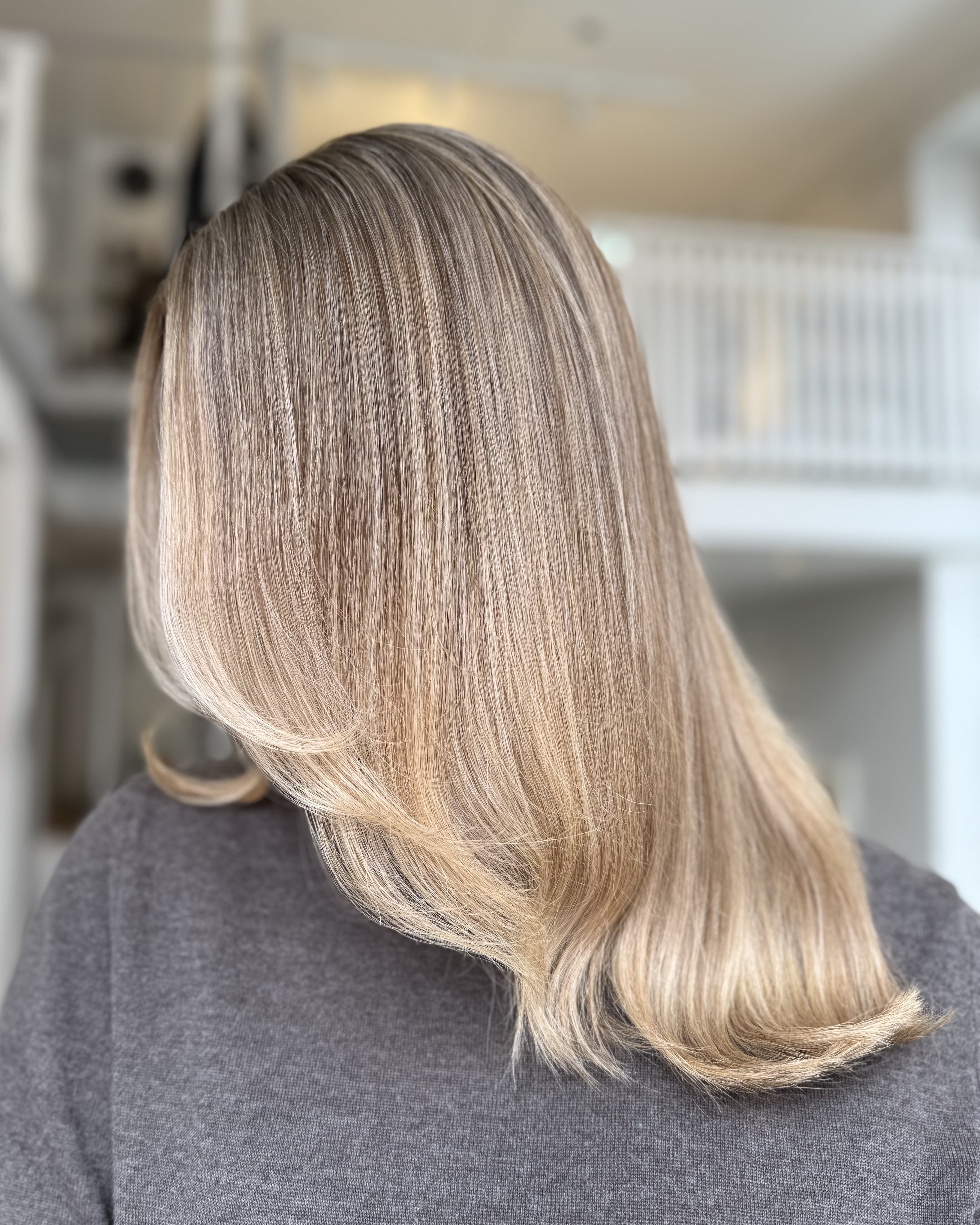 Scandi blonde hair