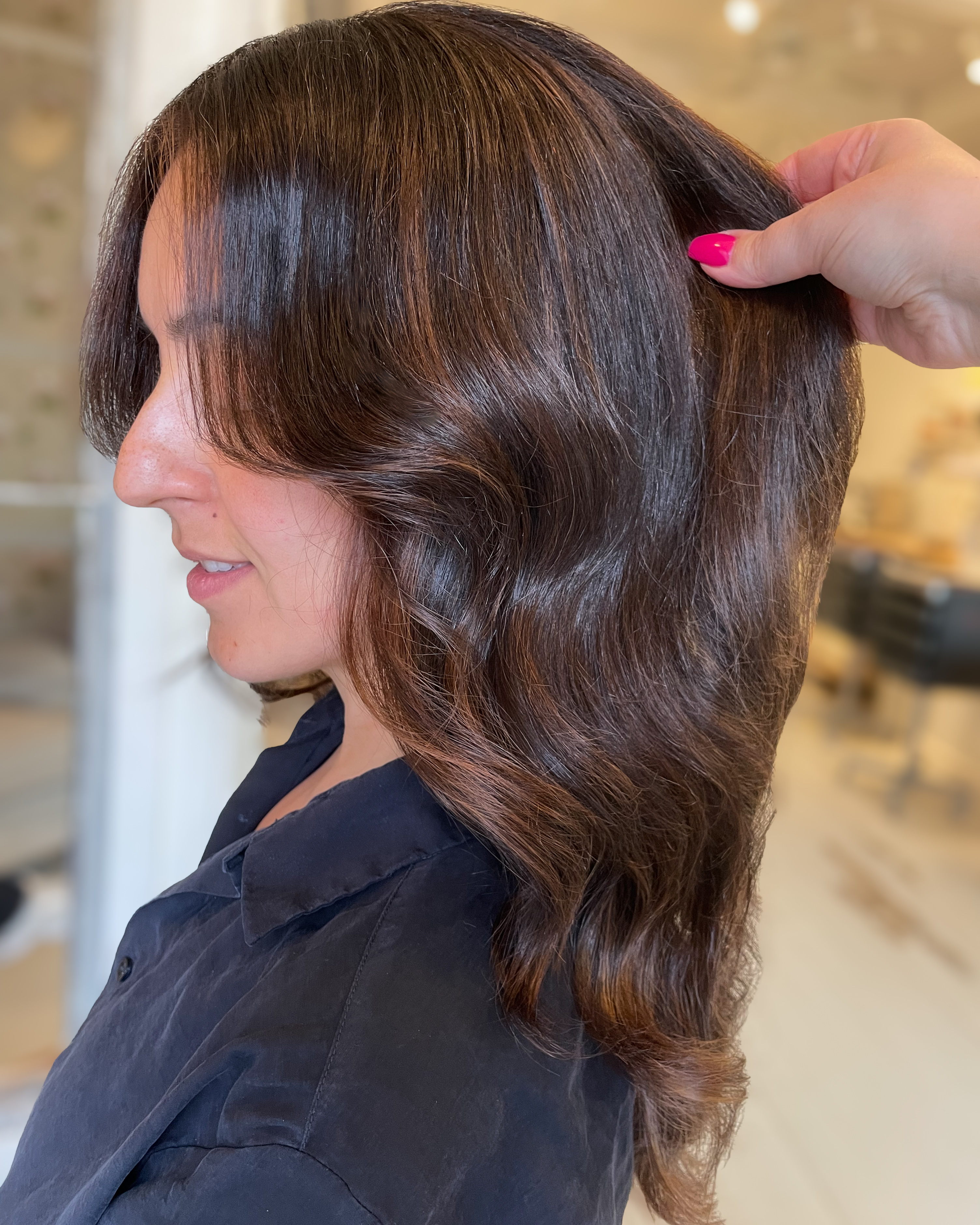 Chocolate highlights hair ✨🍫