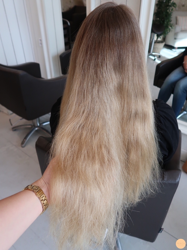 Blond hårfärg med olika nyanser