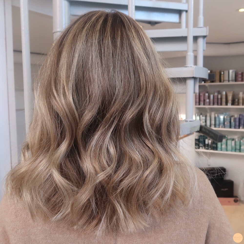 Blonde highlights