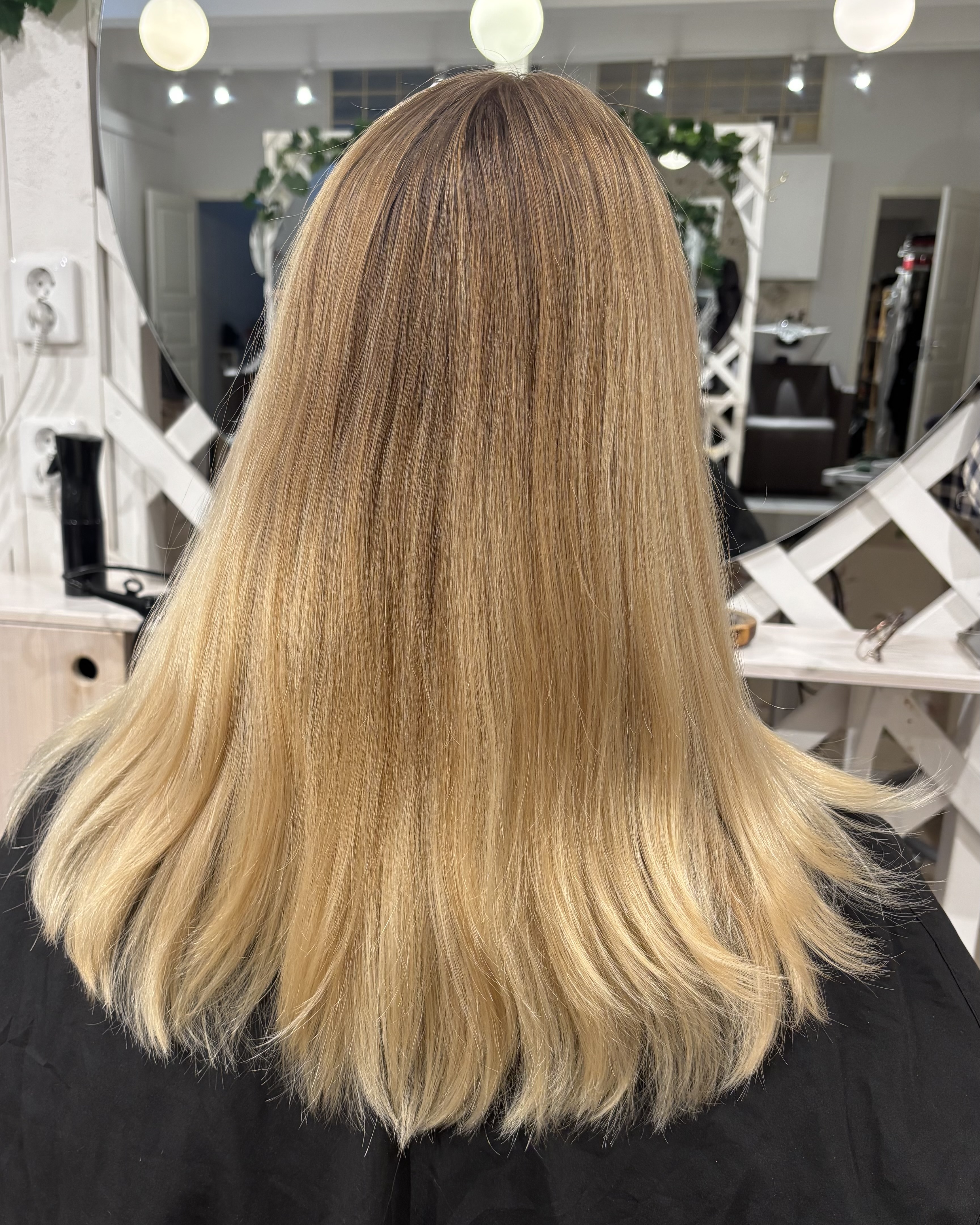 Kall blond hårfärg